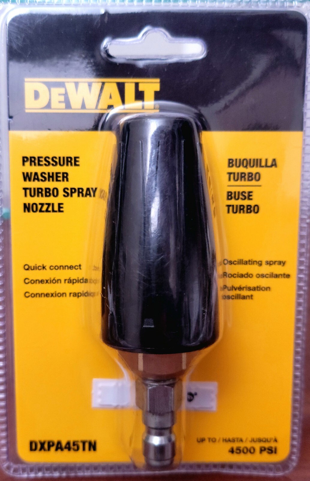●●Dewalt DXPA45TN 4500 PSI Pressure Washer Turbo Spray Nozzle●●