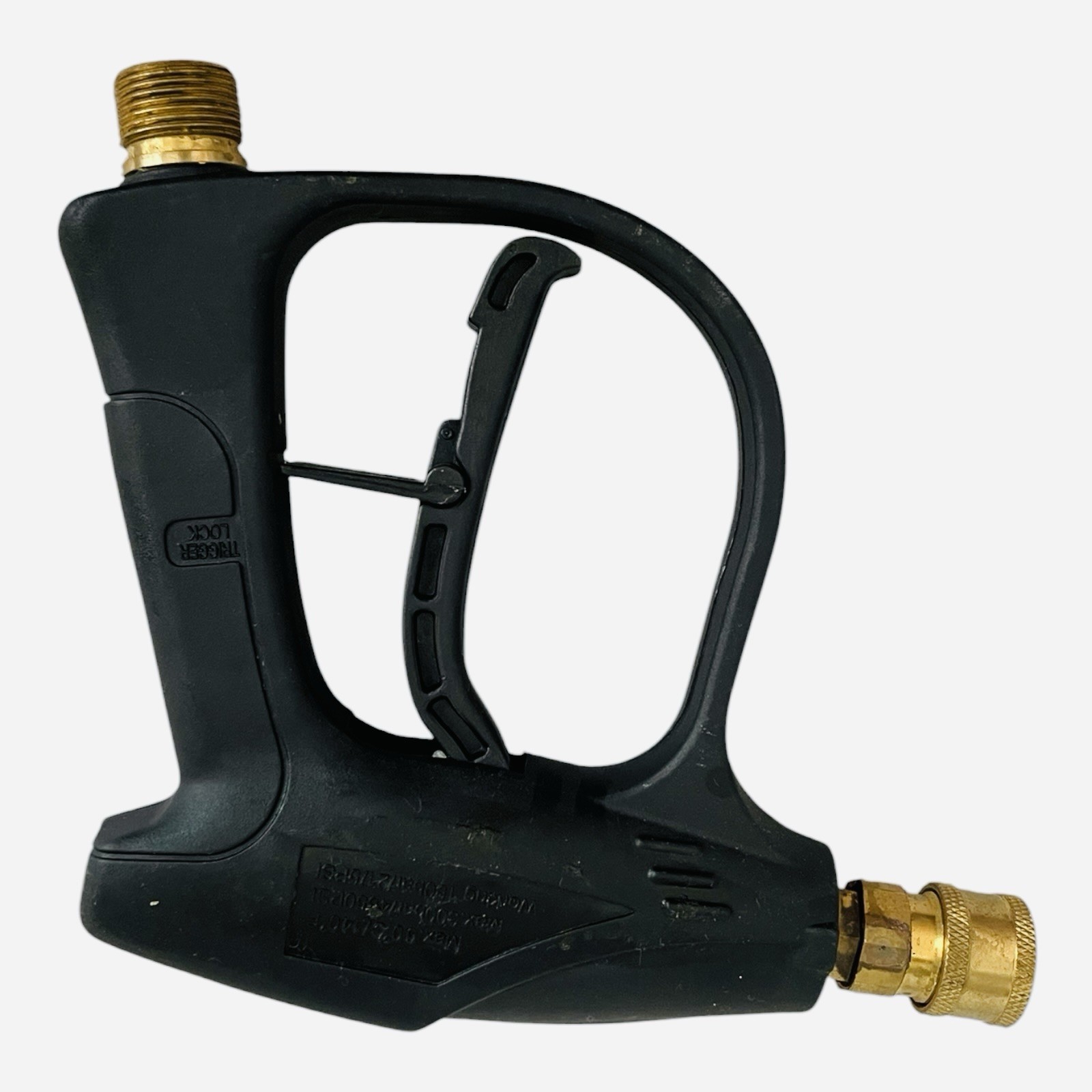 Short Power Washer Gun Handle M22-14mm Inlet 1/4″ Outlet Foam Cannon 6.75″ G+