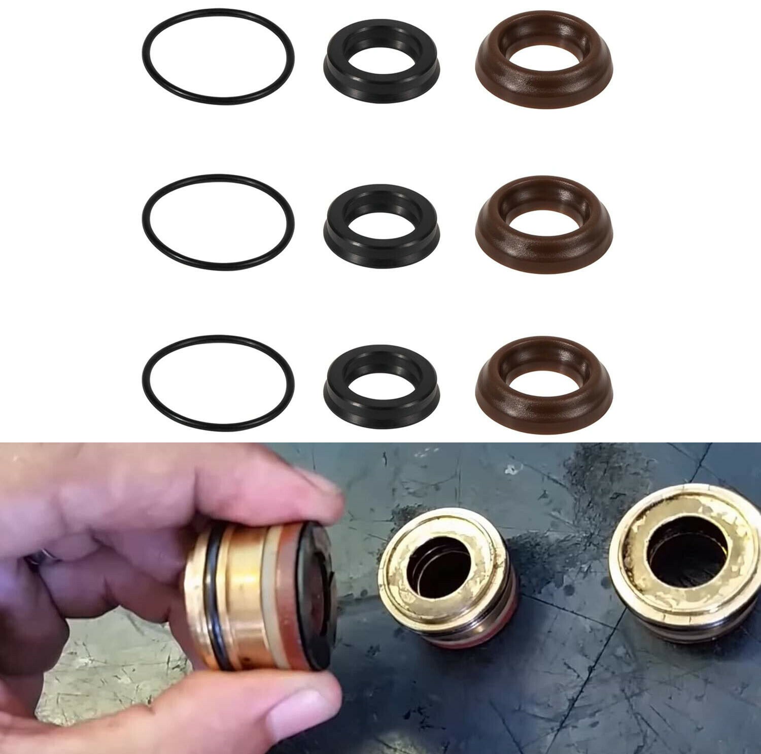 AR1857 Seal Packing Kit 18mm XR Annovi Reverberi RK RKA RKV Pressure Washer Pump