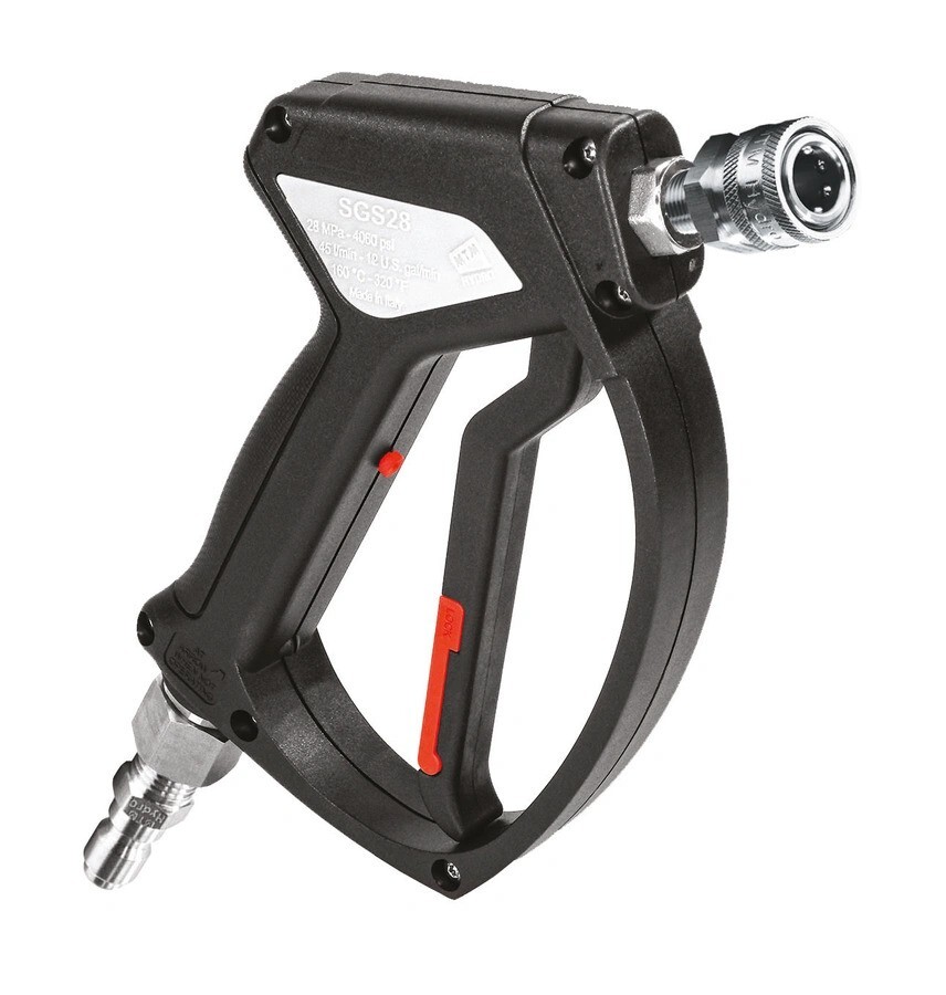MTM Hydro SGS28 Stainless Steel Pressure Washer Gun / Swivel / SS Fittings