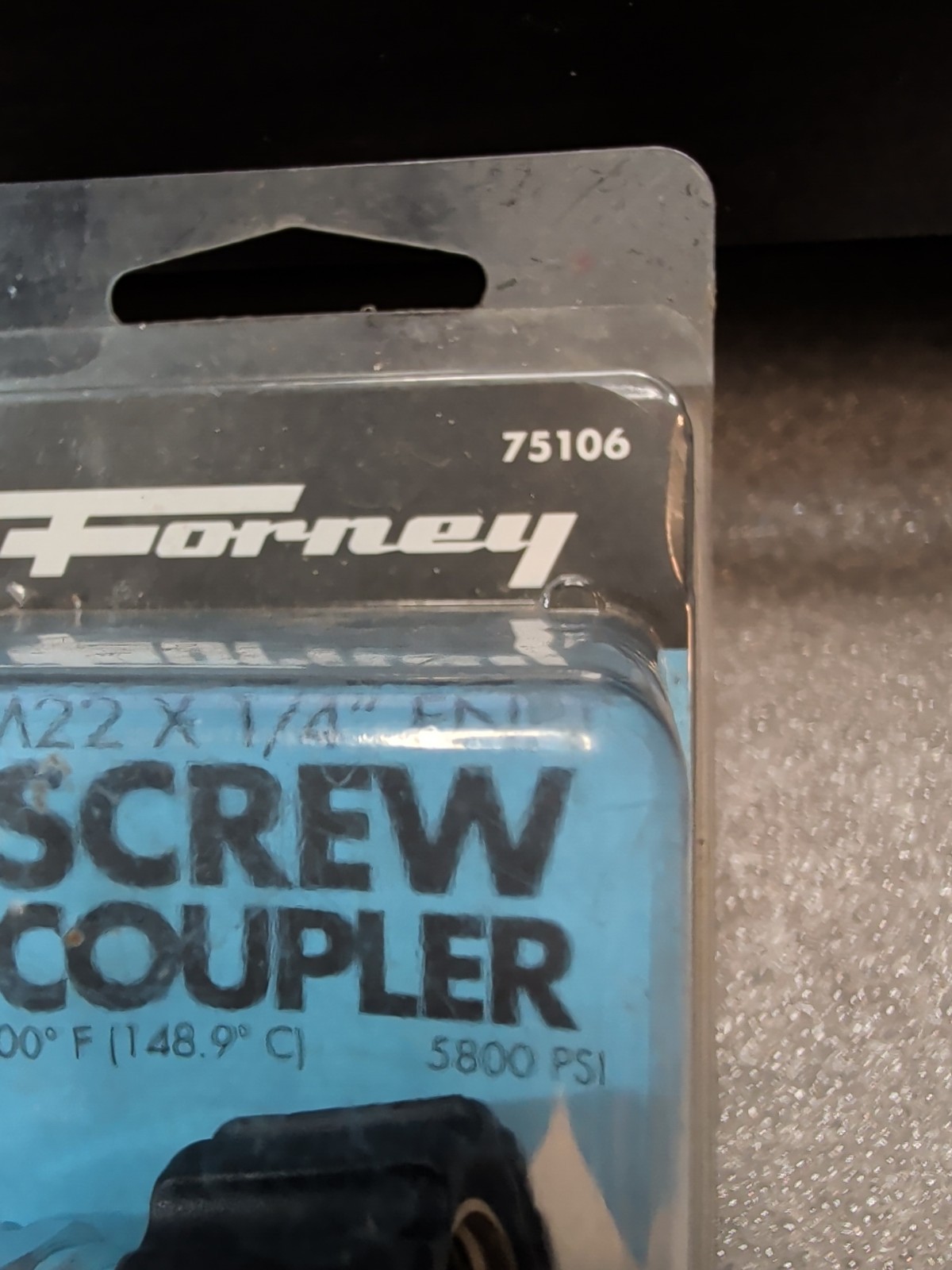 Forney 75106 Pressure Washer Accessories, Female Screw Coupling, M22F to 1/4-…