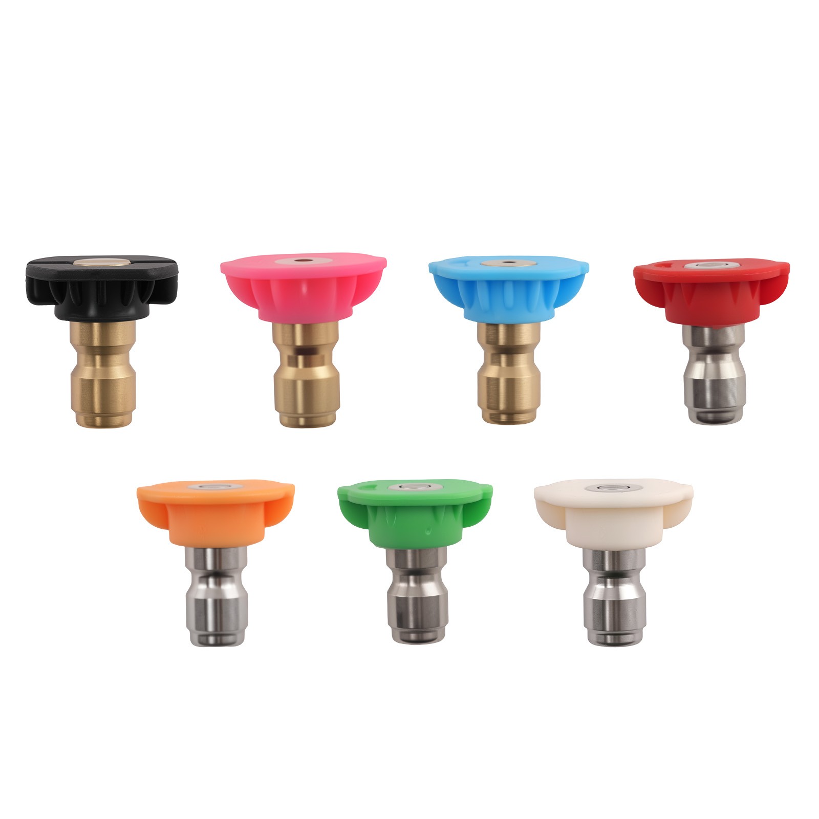 15in Pressure Washer Extension Rod Extension Lance Stainless Steel 7 Nozzles