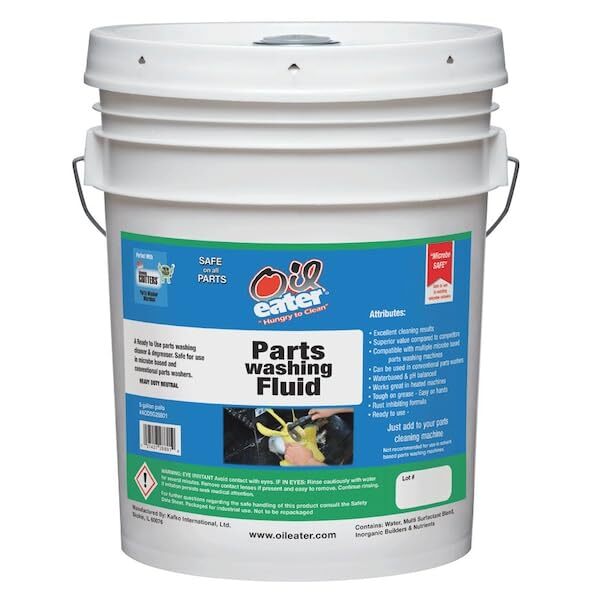 Oil Eater Parts Washer Fluid Water-Based Heavy Duty Neutral Smart Microbe Safe