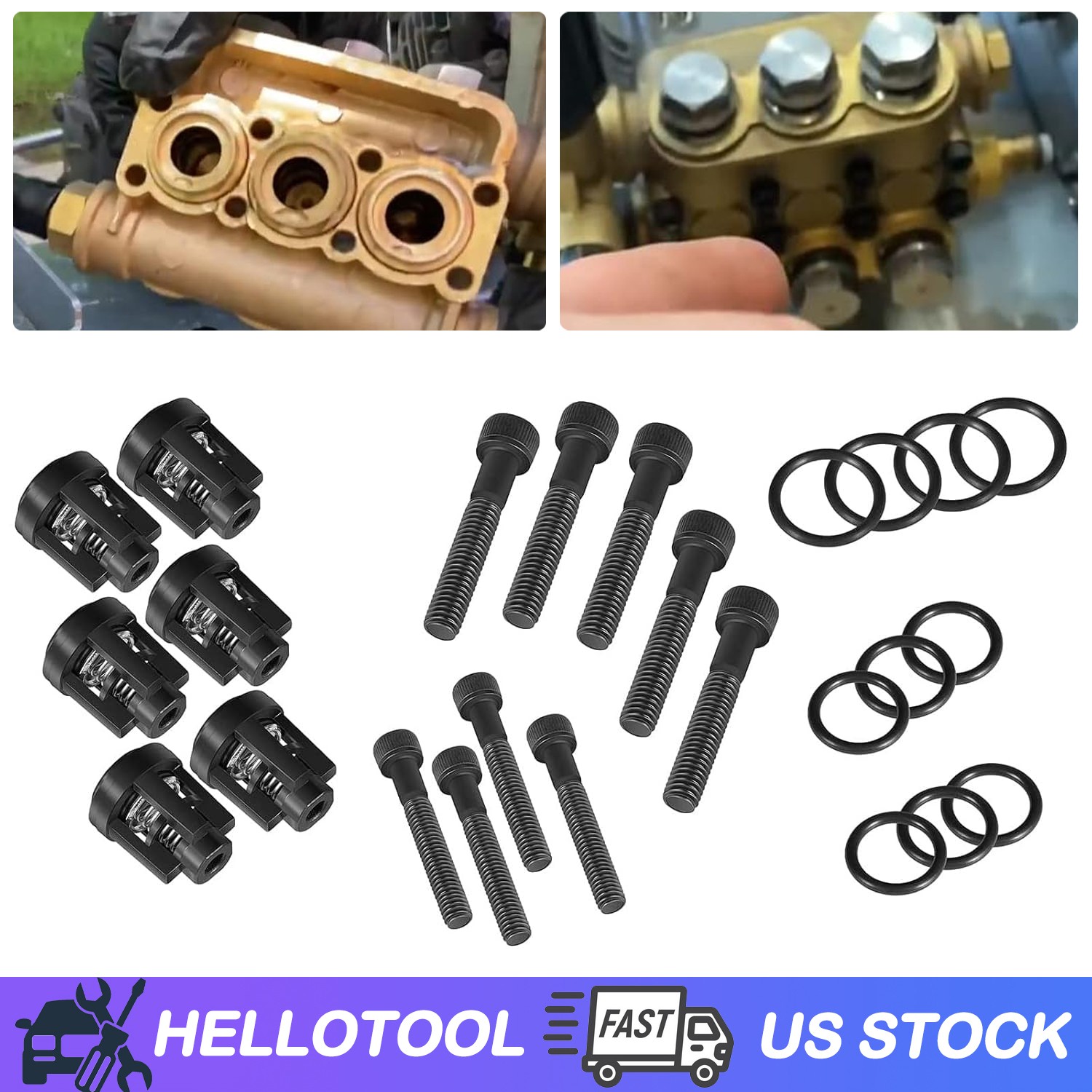 190591GS Pressure Washer Pump Valve Check Kit for Briggs Stratton Snapper 25 pcs