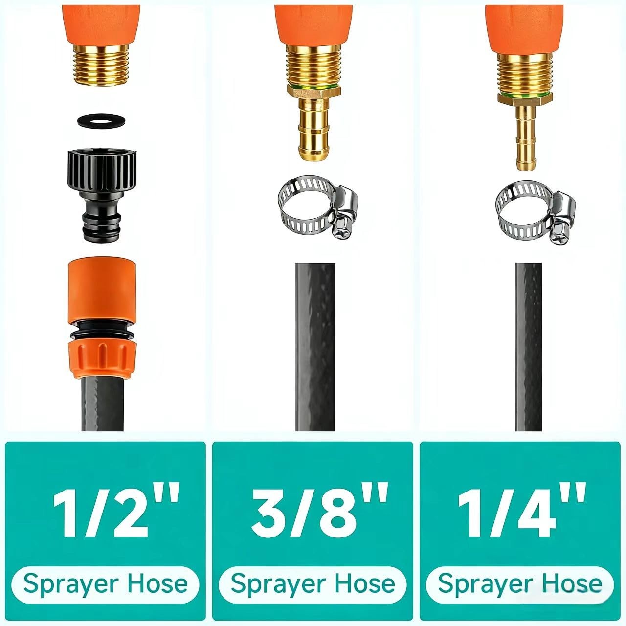 All Metal Replacement Sprayer 2 x 29 x 1.5 inches, Wand