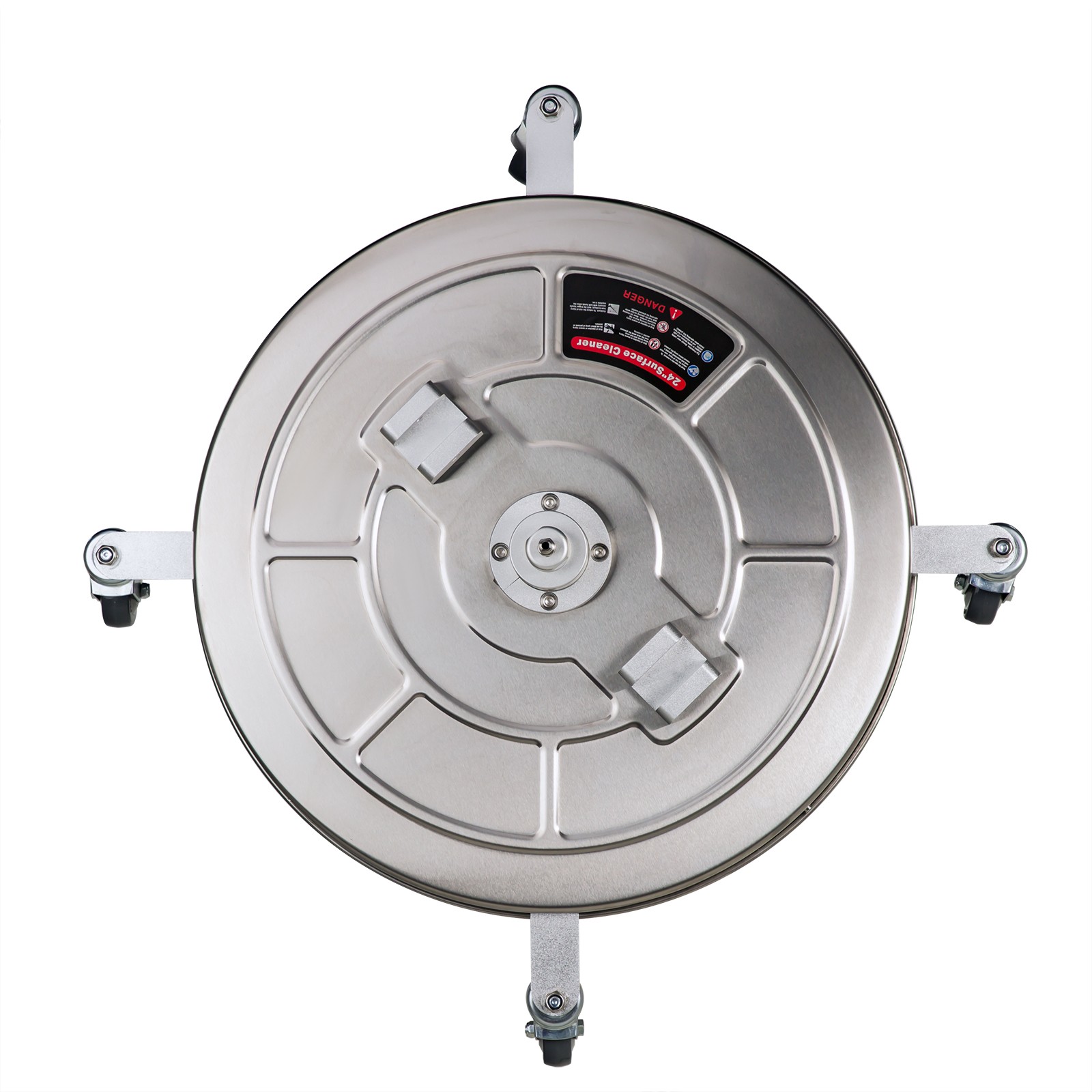 24″ Pressure Washer Surface Cleaner with Handle & 4 Spinner Wheels 8 GPM