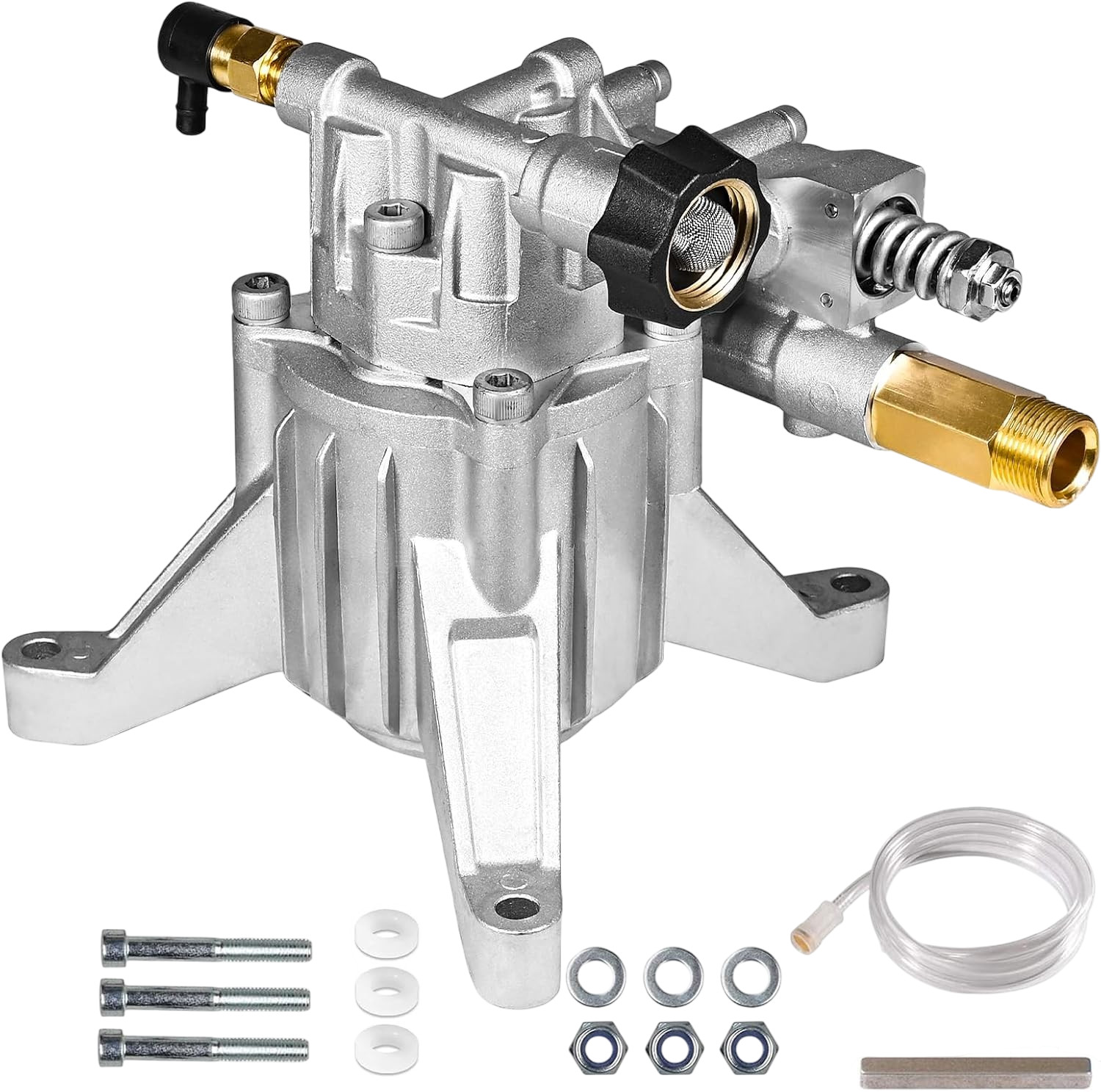 YAMATIC 3000 PSI Power Pressure Washer Pump, Vertical 7/8″ Shaft 2.5 GPM