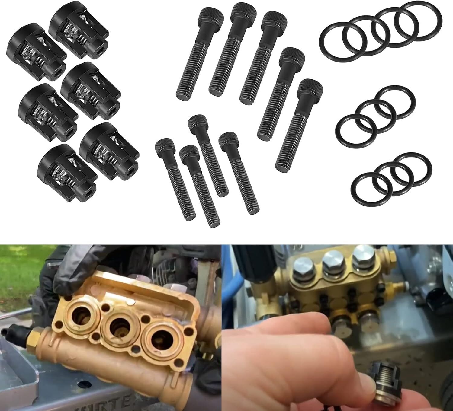 Pressure Washer Pump Valve Check Kit for Briggs and Stratton Craftsman 190591GS