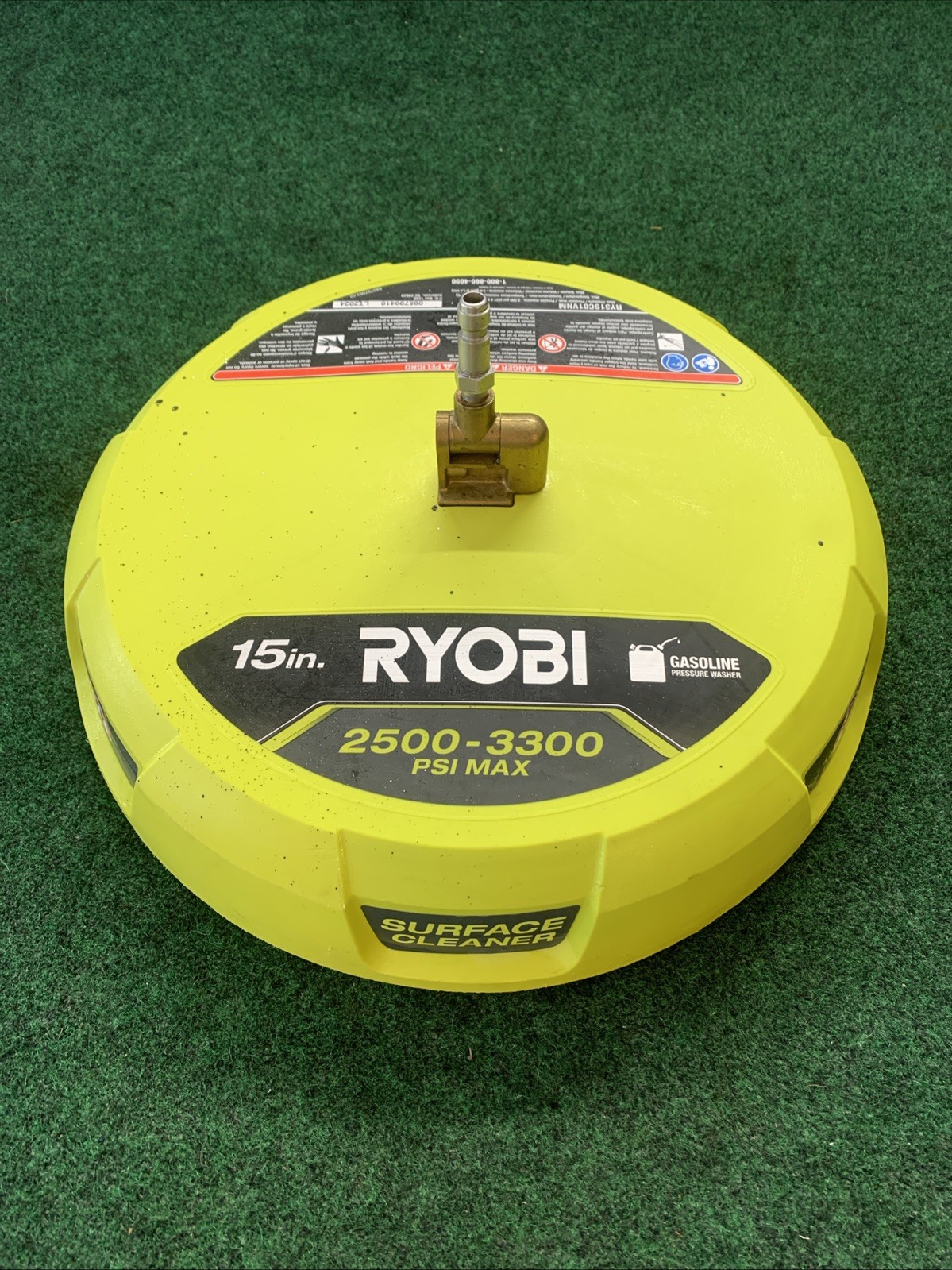 Ryobi RY31SC01 15 inch 3300 PSI Gasoline Surface Cleaner Free Shipping