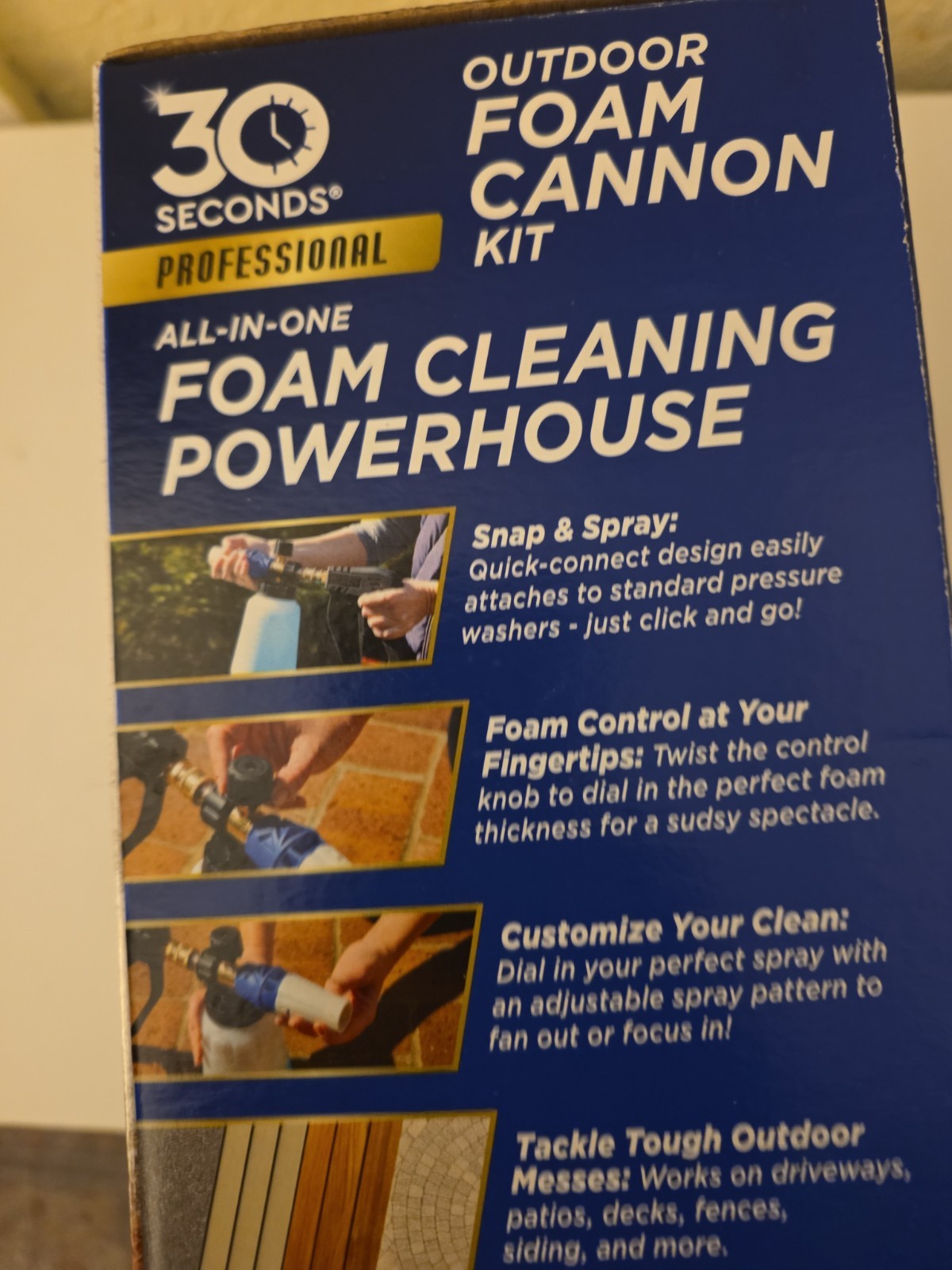 30 Second Professional Outdoor Foam Cannon Kit
