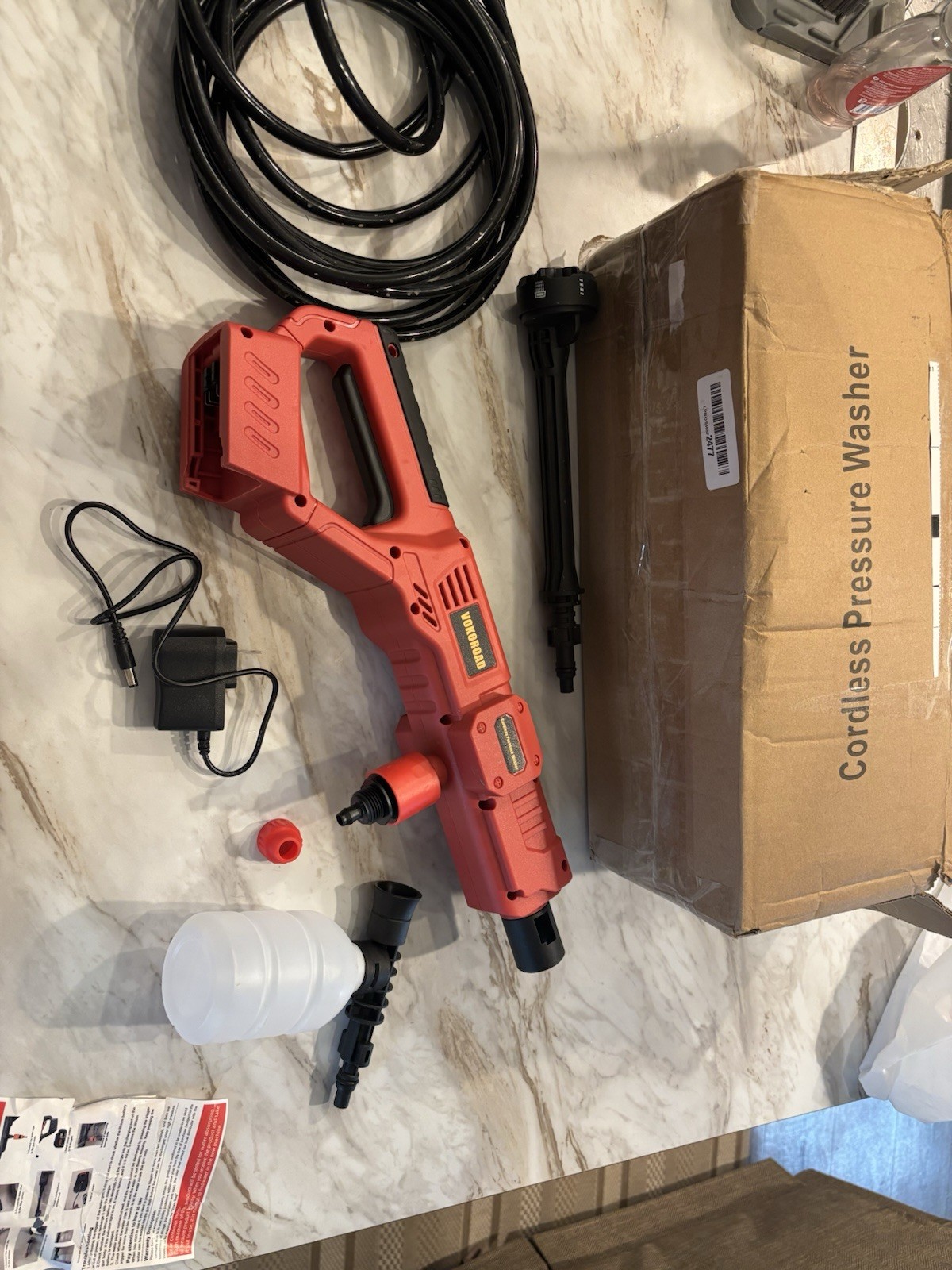 Cordless Pressure Washer for Milwaukee M18 Battery, Portable Cordless Power Wash