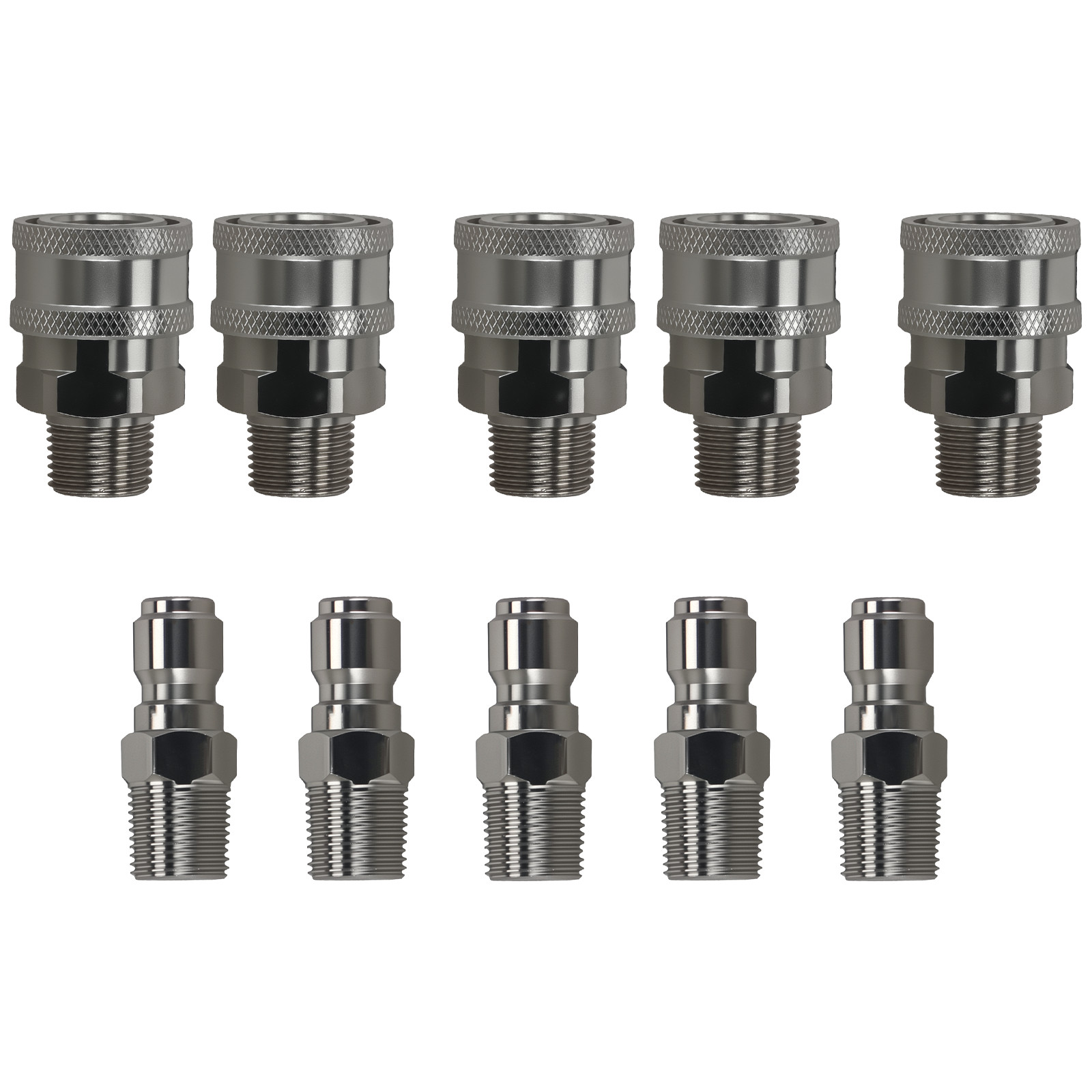 10* 3/8″ Pressure Washer Quick Connect Adapter Male NPT Stainless Steel