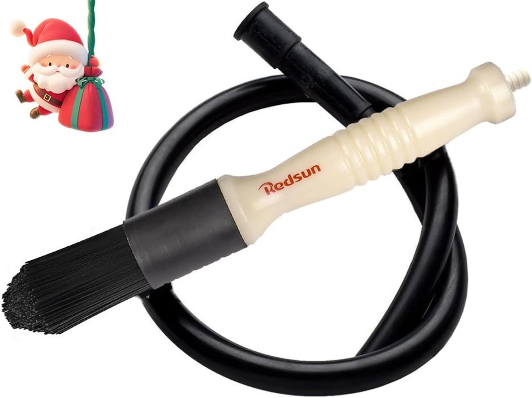 Flow-Thru Parts Washer Brush Parts Cleaning Brush(3.6 Ounce,10.62 Inch) with 28