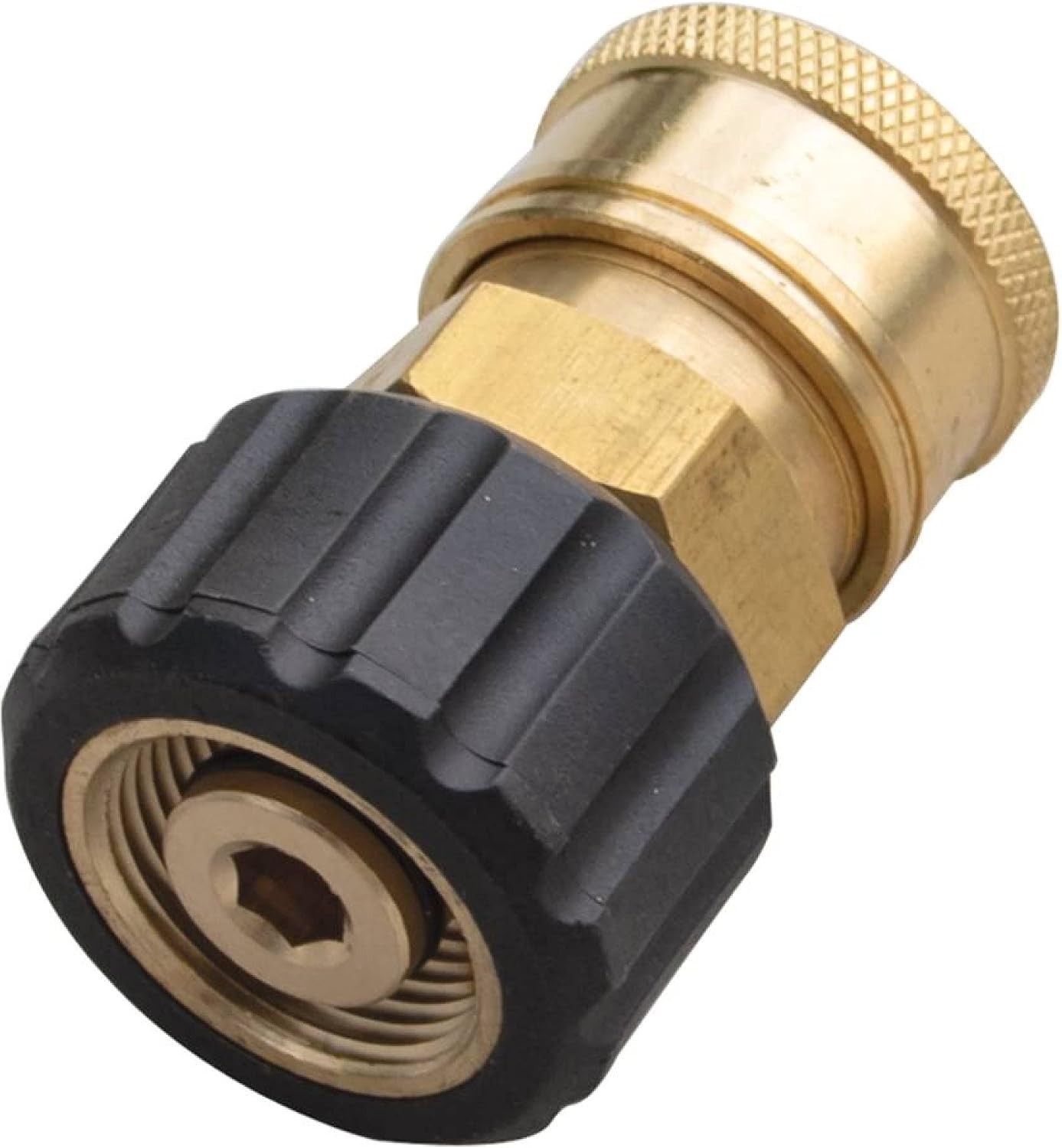 Reliable Brass Hose Fitting 22mm Inlet with 4000 PSI – Durable and Lightweight