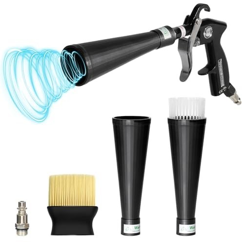 Tornado Detailing Car Cleaning Gun with Metal Nozzle | Interior Drying Air Gun |
