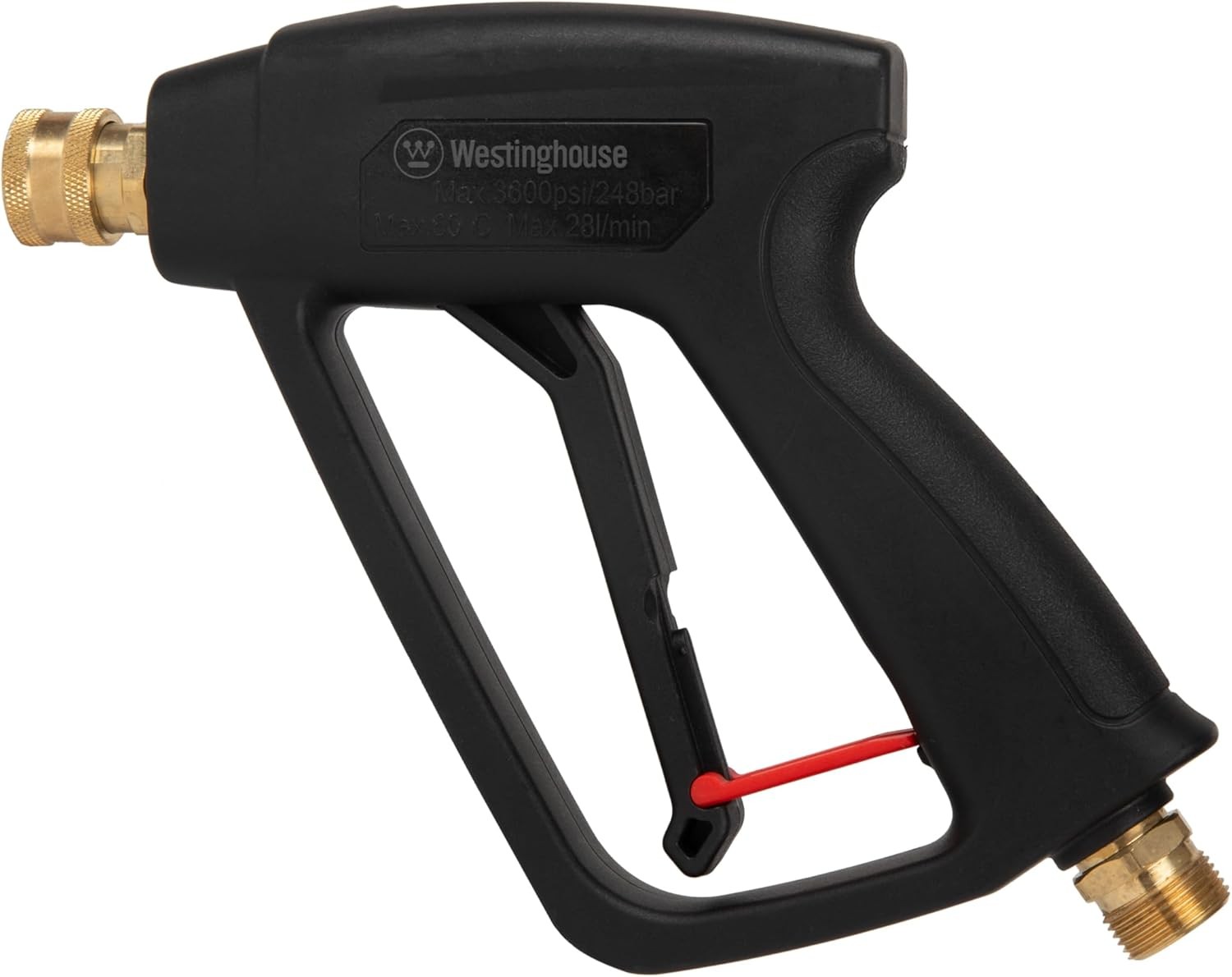 Westinghouse Short Pressure Washer Gun – 3600 Max PSI, M22 Connector – for Gas a