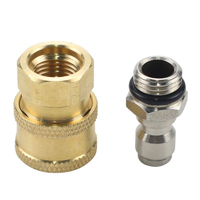 High Pressure Washer 1/4 Quick Connector Adapter Coupler Head 10pcs O-rings