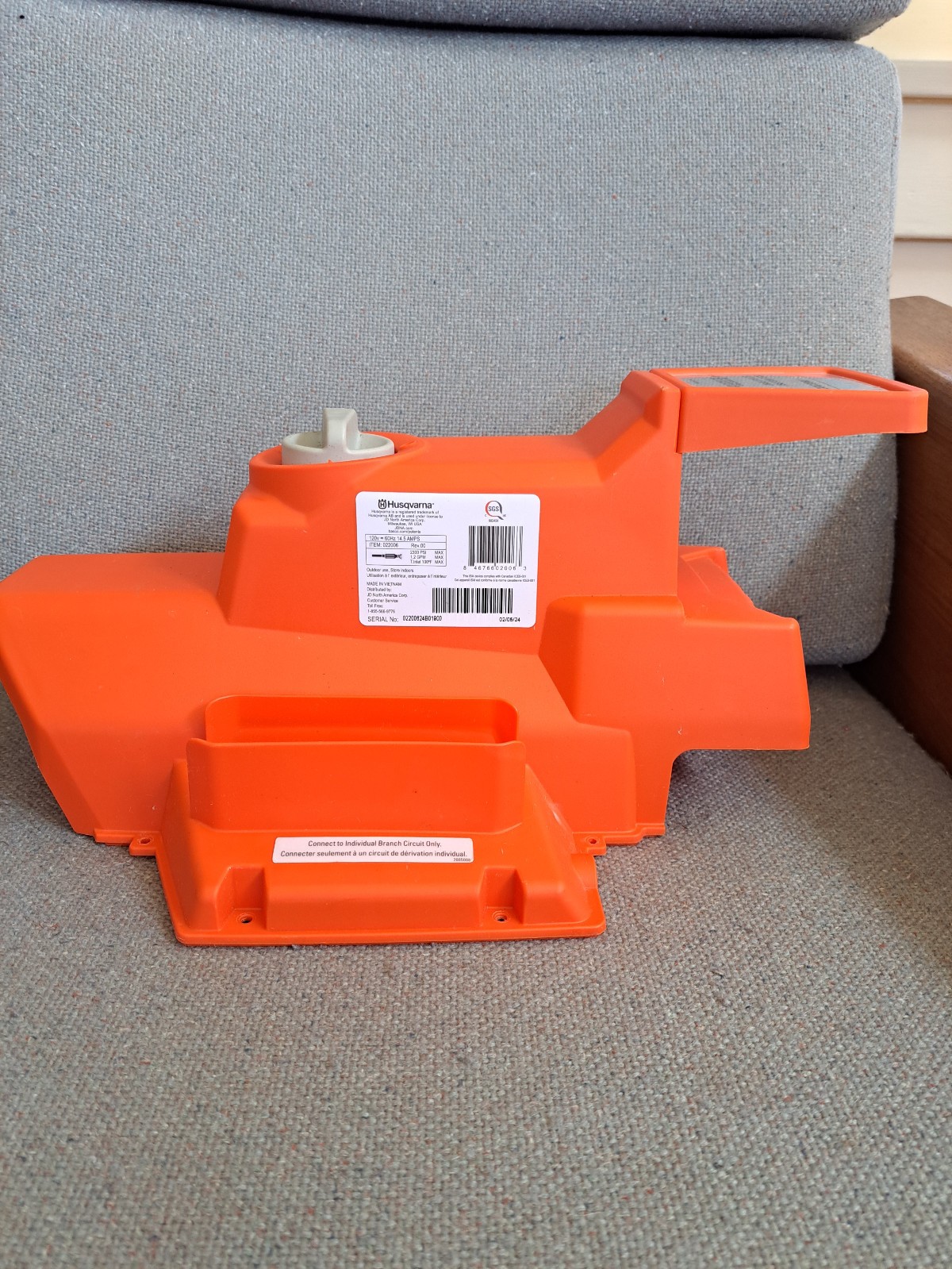 Husqvarna PW 2300 Pressure Washer Main Cover w/Screws