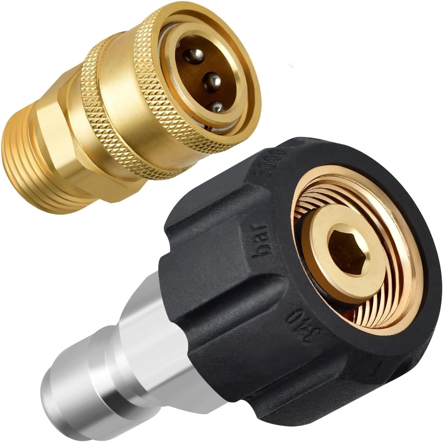 Efficient 38 in Quick-Connect Pressure Washer Adapter, Durable for All Cleaning