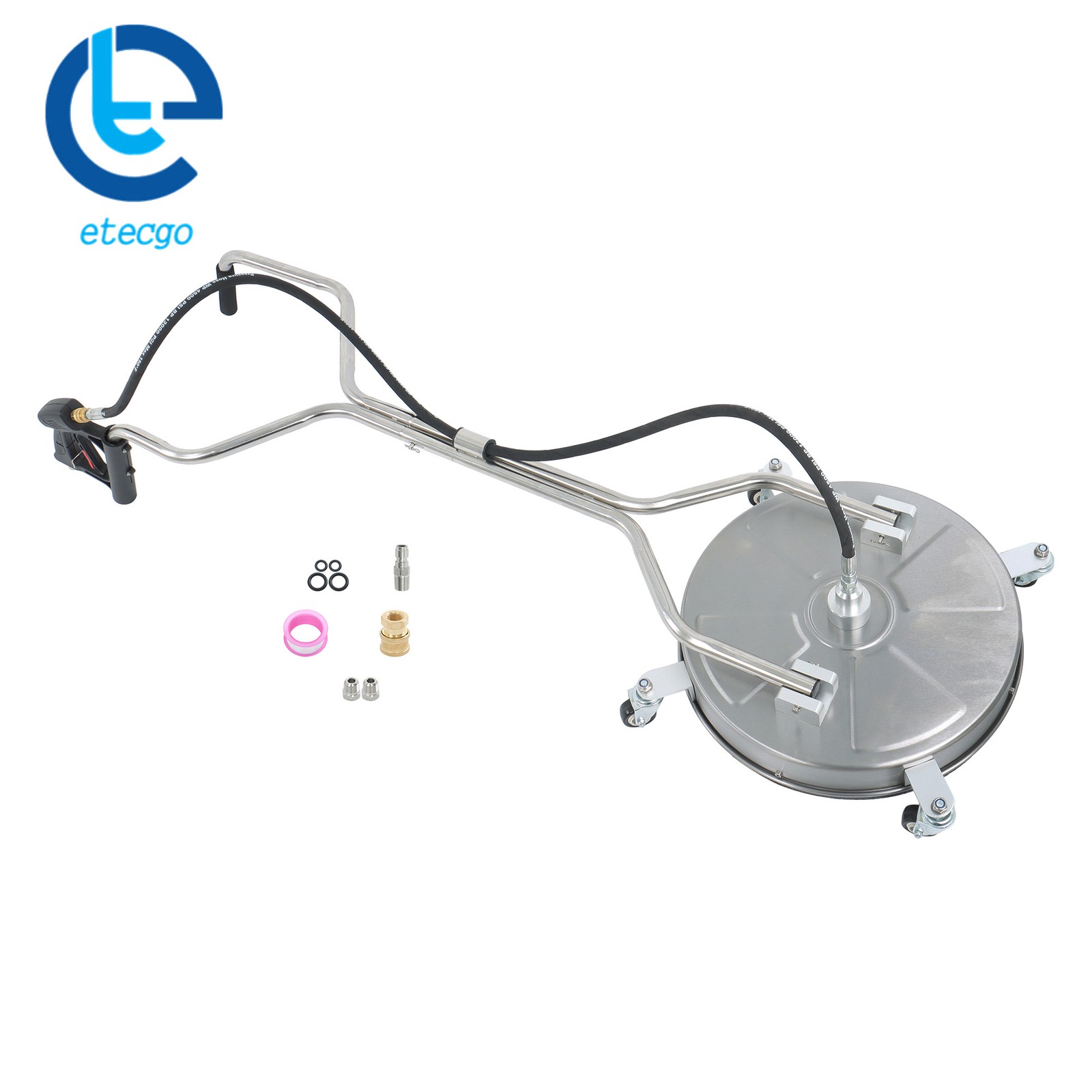 Washer Surface Cleaner w/ Handles & Wheels Quick Connect 18″ Pressure