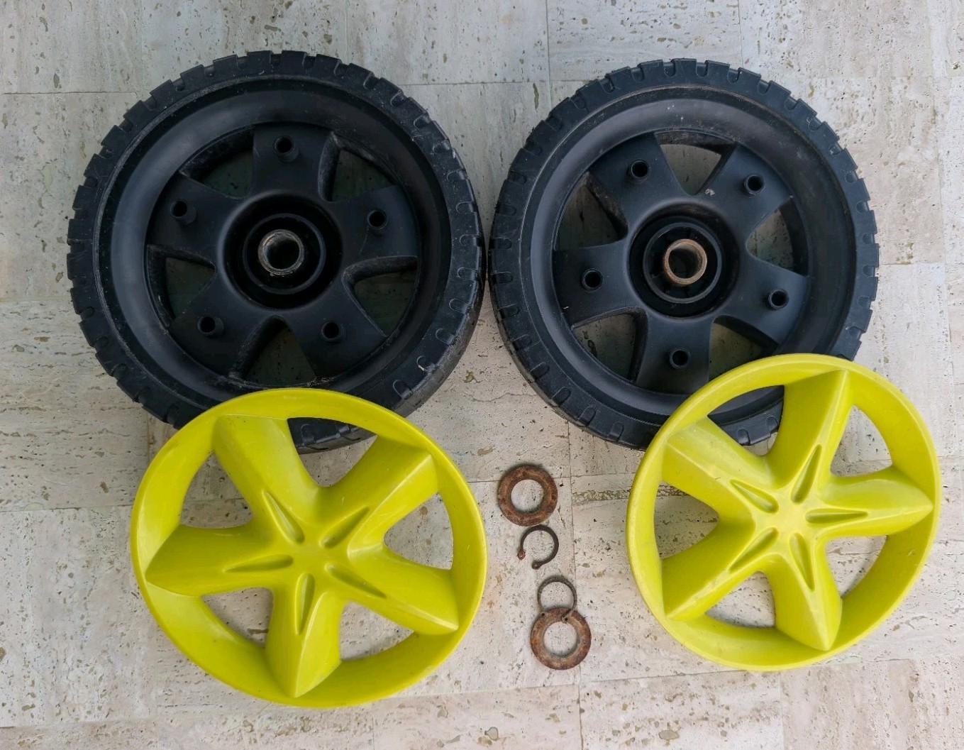 SUNJOE SPX3000 Pressure Washer Replacement Wheels Complete