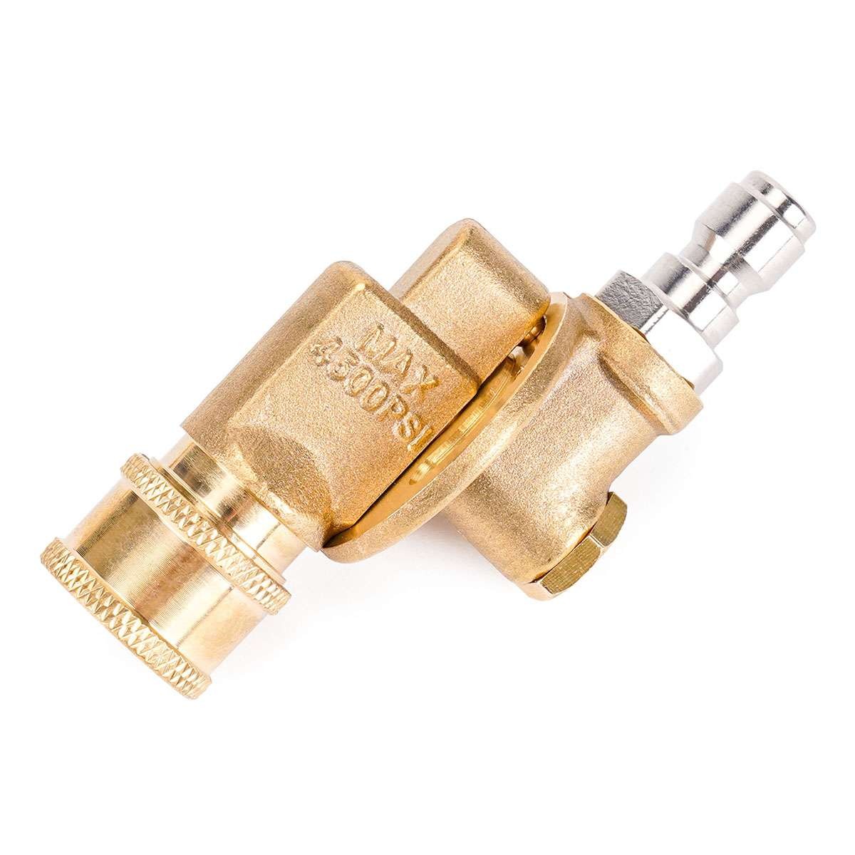 For Pressure Washer 1/4 ” Quick Connect Pivoting Coupler Rotating Nozzle