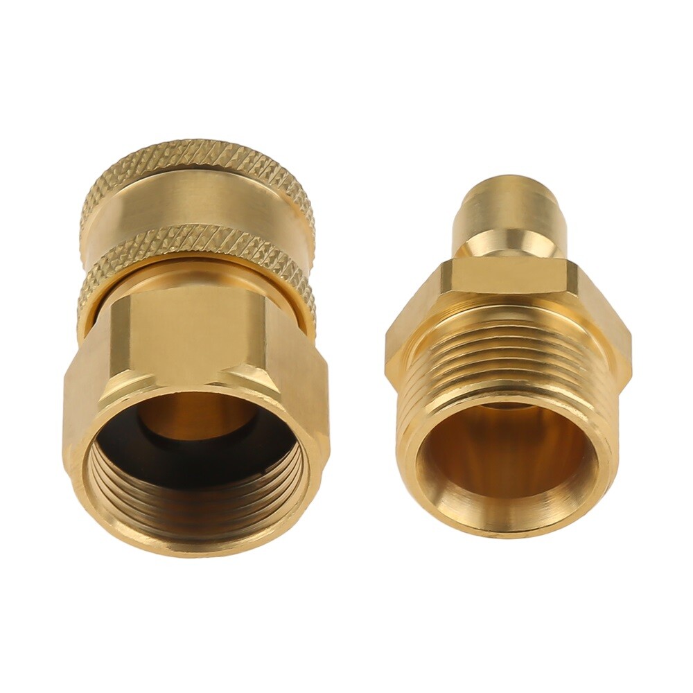 M22 Adapter Copper High Pressure Washer Gun Hose Pipe Quick Connector Convert