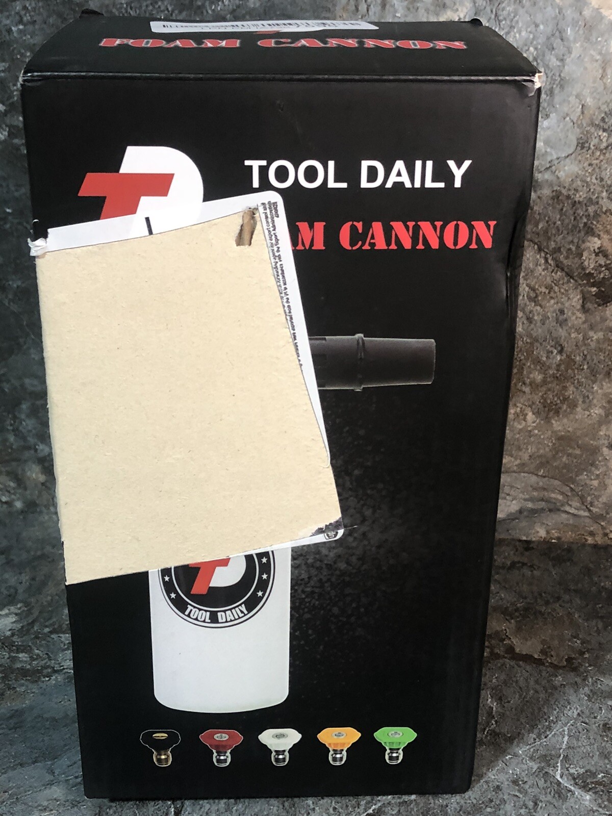 Tool Daily Foam Cannon with 1/4 Inch Quick Connector, 1 Liter, 5 Pressure Washer