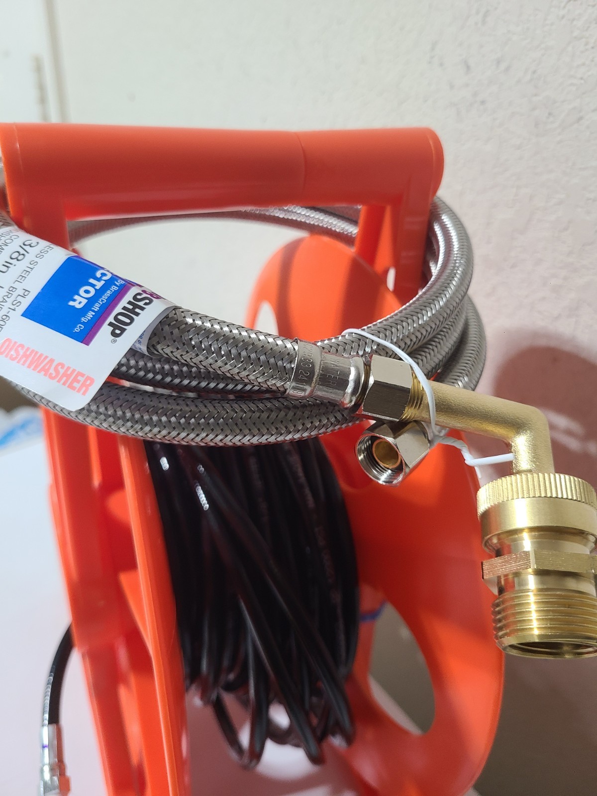 Already Assembled – Sewer Jetter Kit for Pressure Washer 50ft 1/8In. Easy in/out