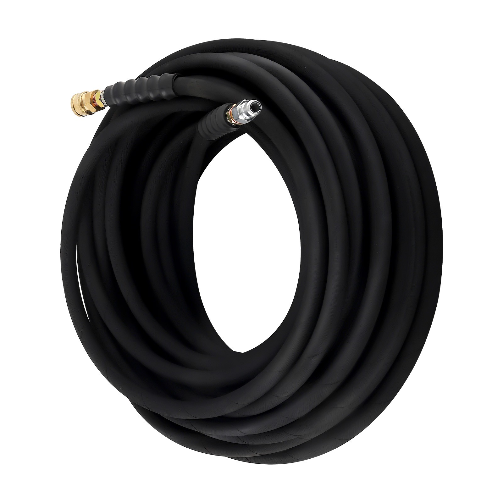 3/8″ x 6000psi 100ft HighTem Water Pressure Washer Hose Leak-Proof Quick Connect