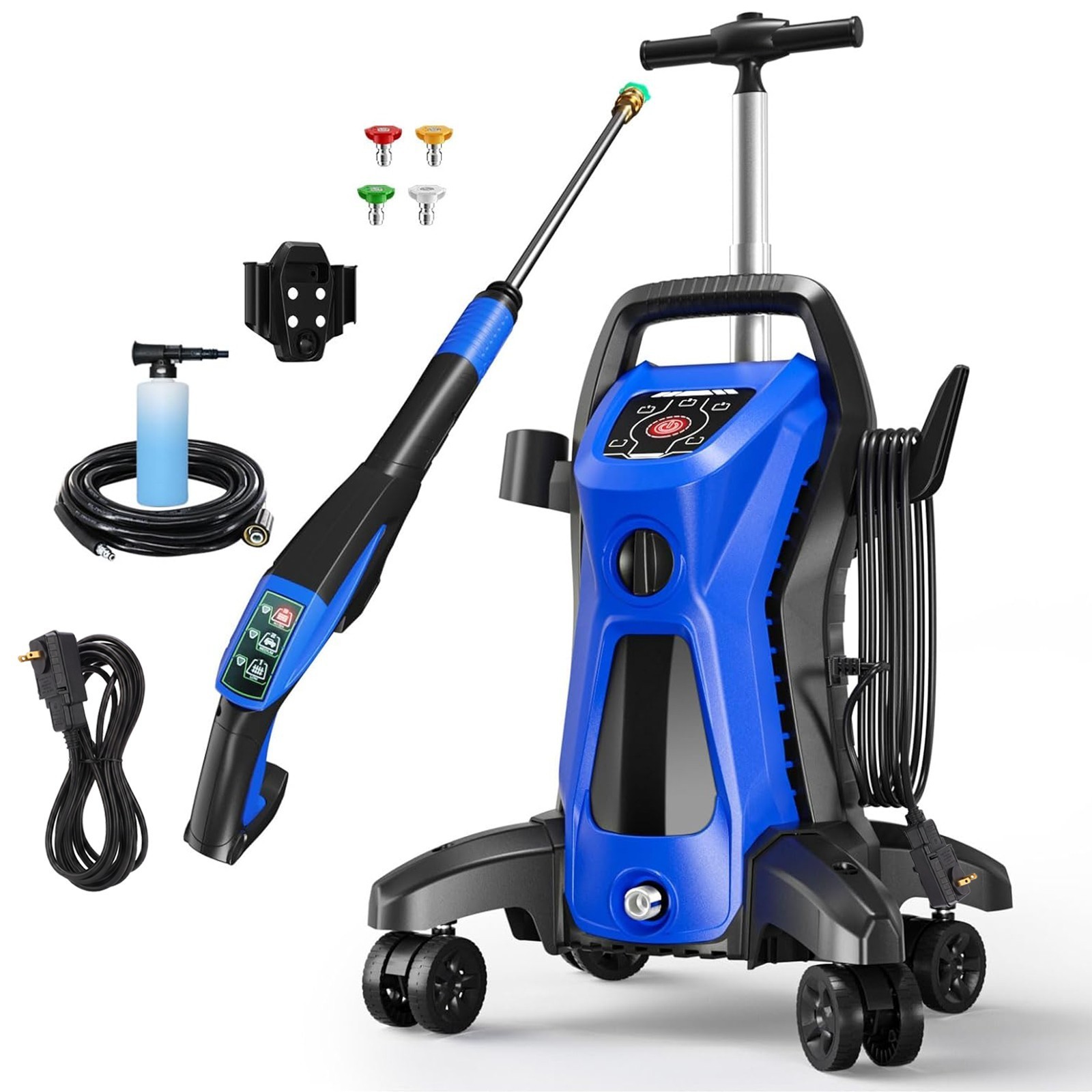 5000PSI 2.7GPM Electric Pressure Washer, 15 Level Adjustable Touch Screen