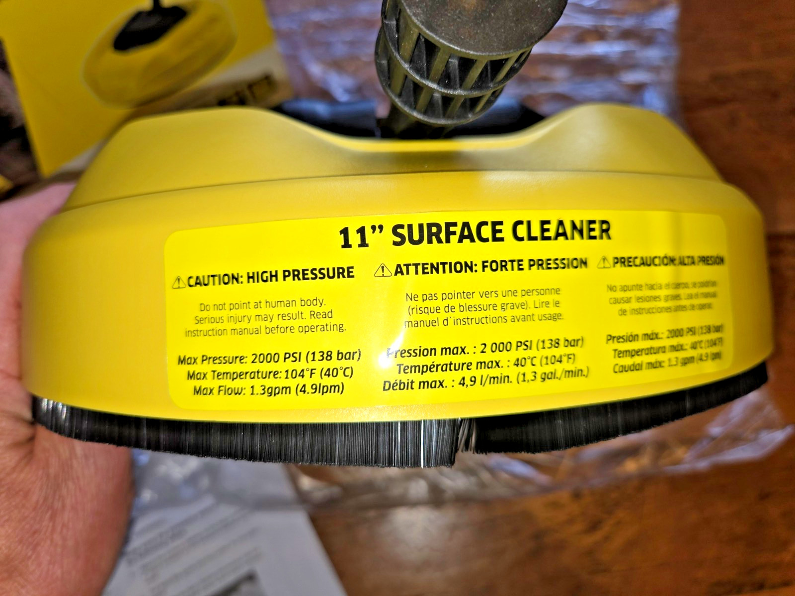 Karcher 11″ Hard Surface Cleaner Attachment for Pressure Washer – NEW In Box.