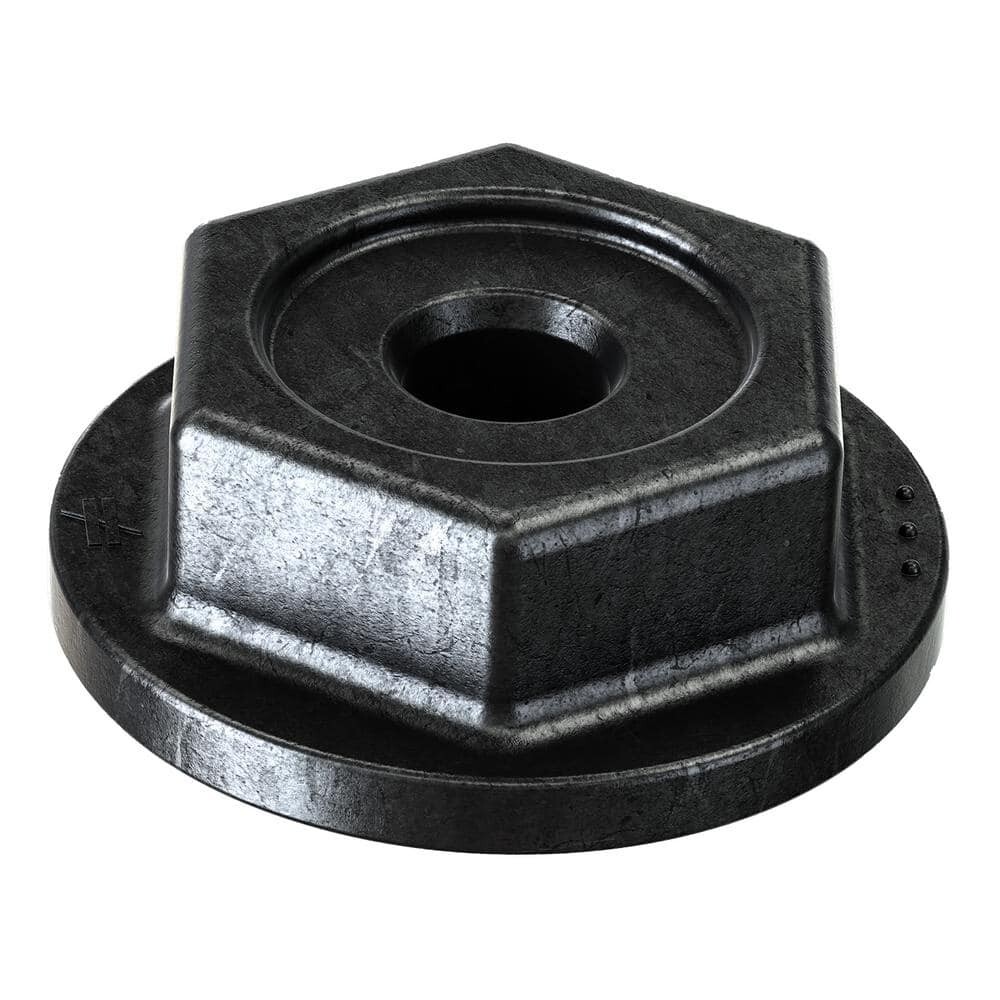 Outdoor Accents Black Hex-Head Washer (24-Pack), Powder-Coated