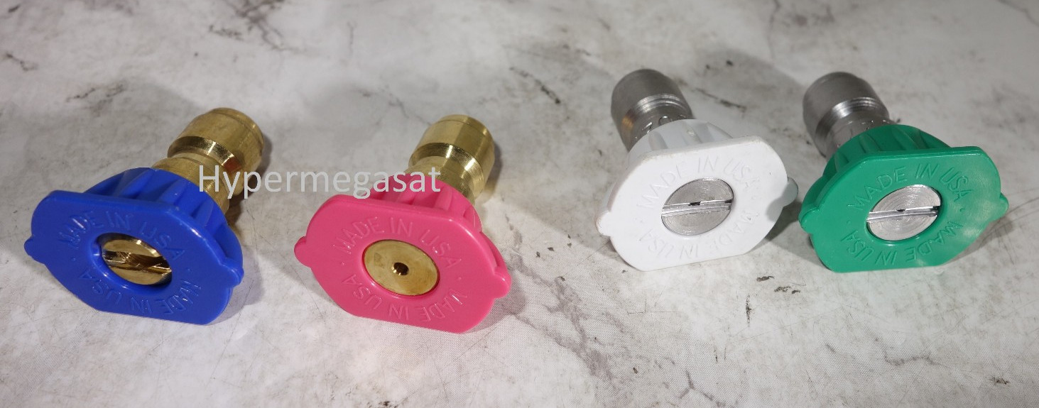 4 Ryobi OEM Gas Pressure Washer Nozzle Spray Tips-Soap, 25/45 Degree, 2nd Story