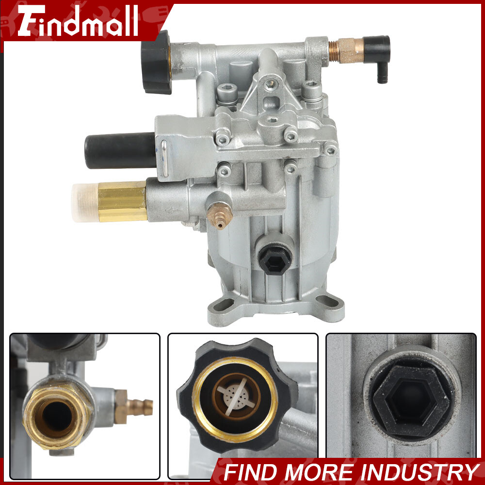 Pressure Washer Pump Horizontal 3/4″Shaft – MAX 3000 PSI 2.5 GPM Oil Sealed