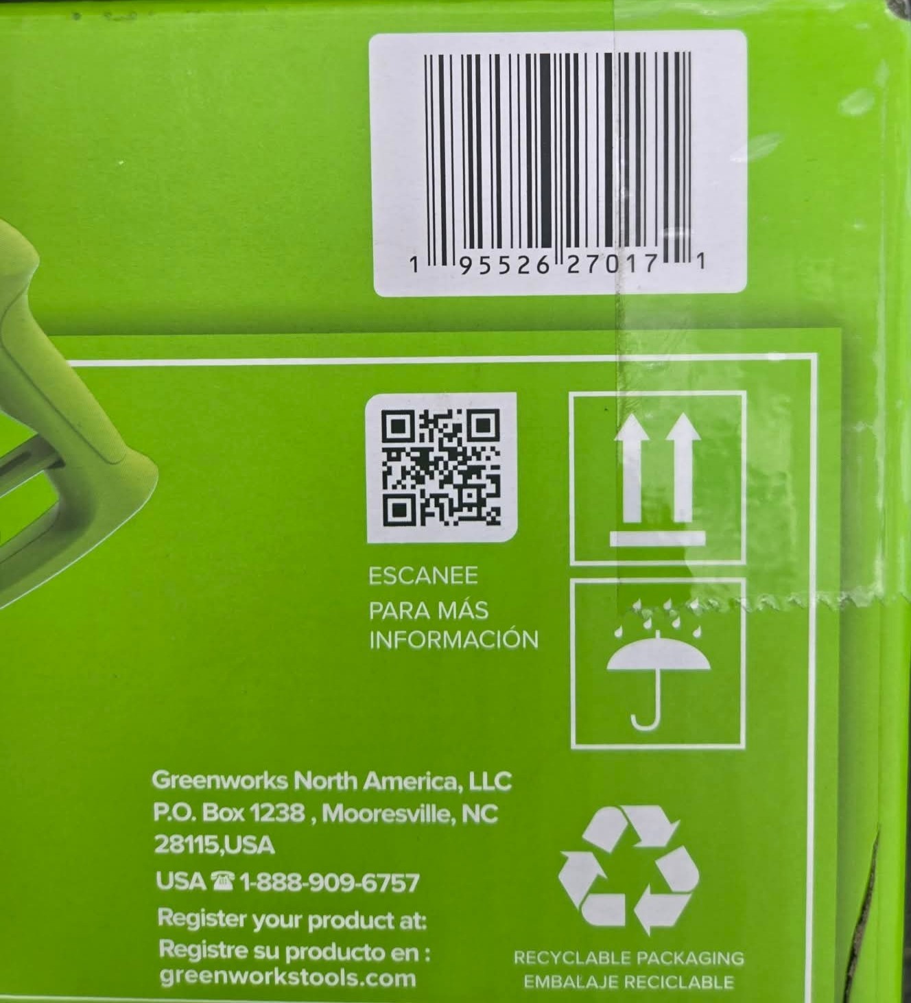 Greenworks 1800 PSI (1.2 GPM) Electric Pressure Washer NEW
