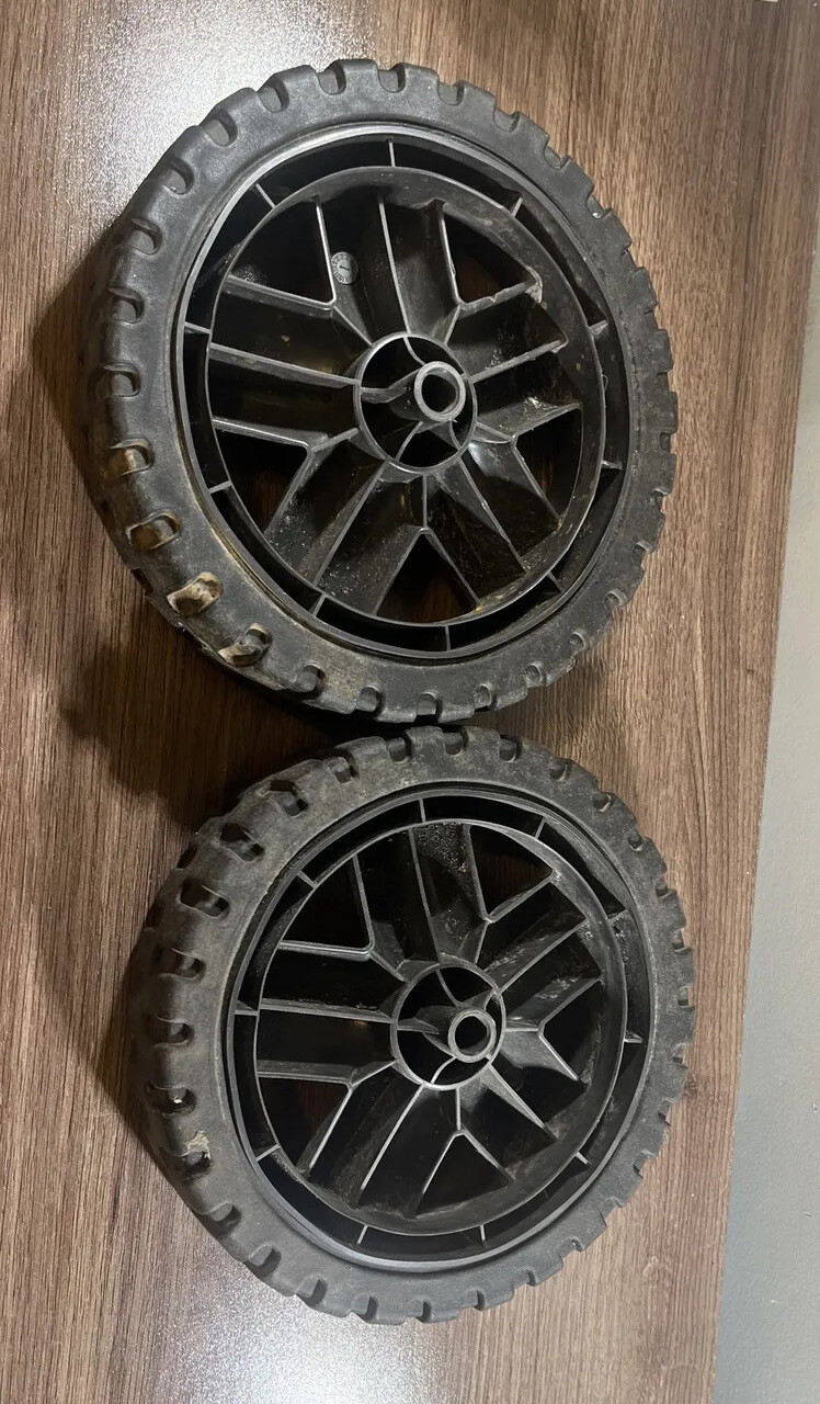 OEM Ryobi 308451062 Wheels for RY141900 2000 PSI Electric Pressure Washer. Used