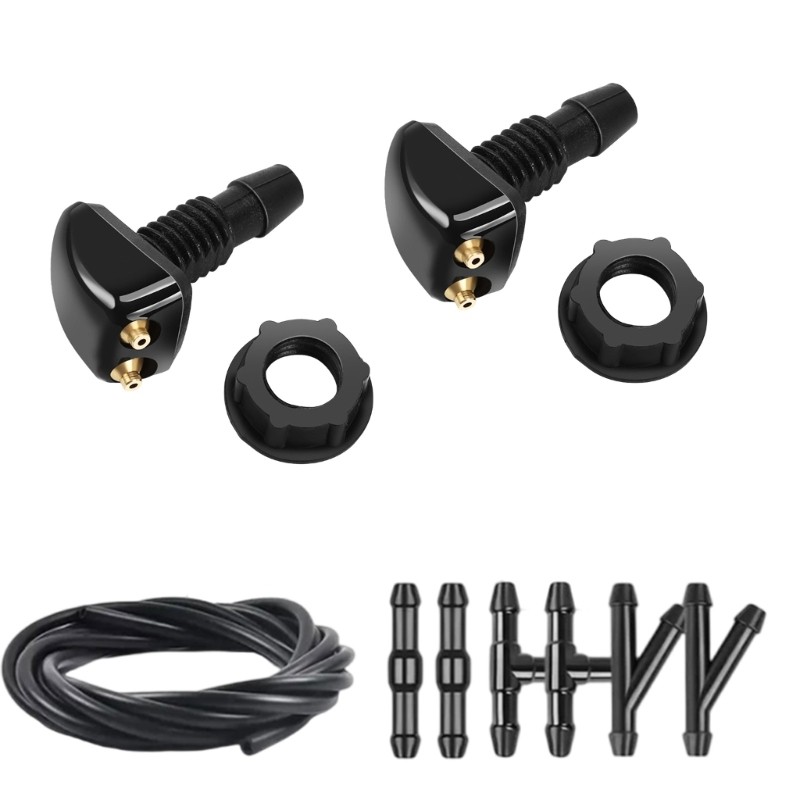 Universally Car Windscreen Washer Wiper Water Spray Nozzles Car Accessories