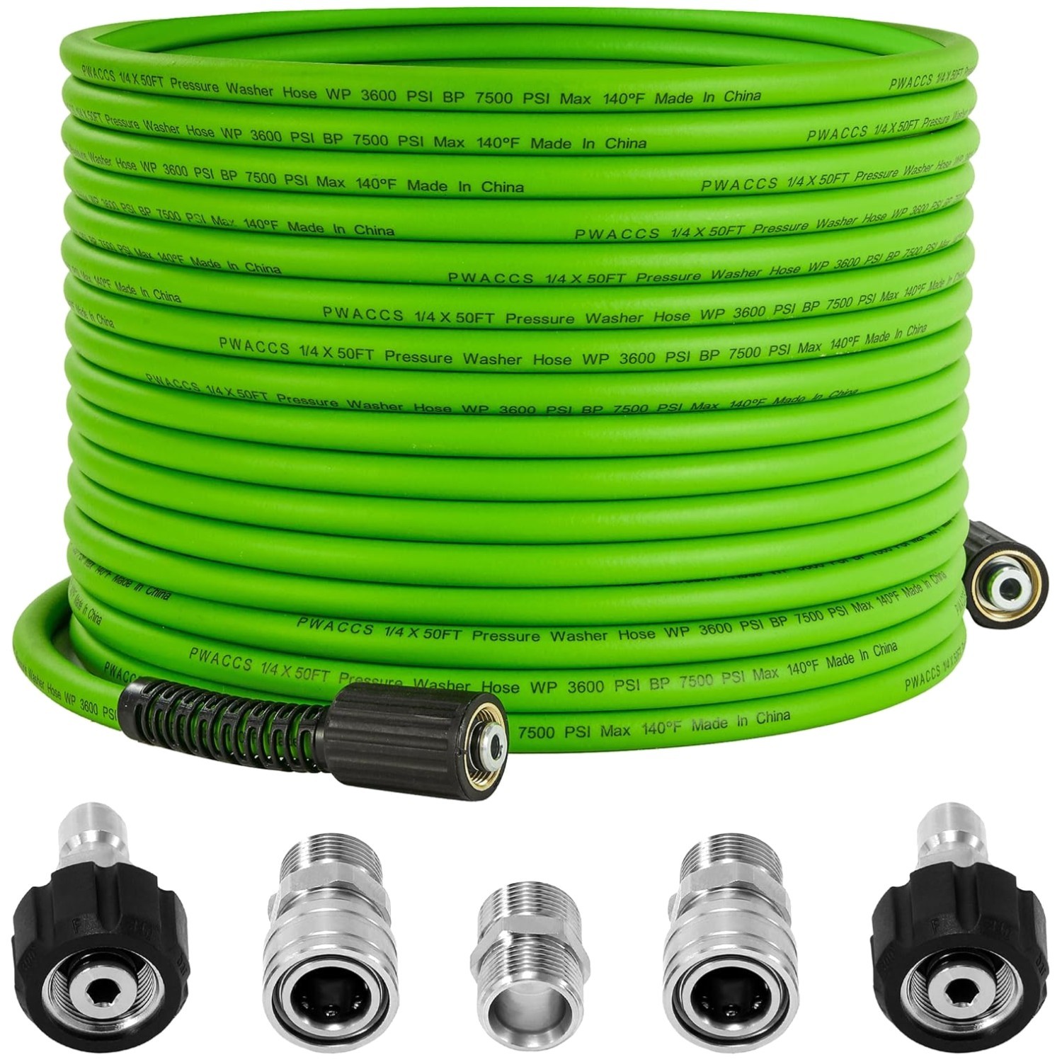 Lightweight Pressure Washer Hose Replacement, 3600 PSI