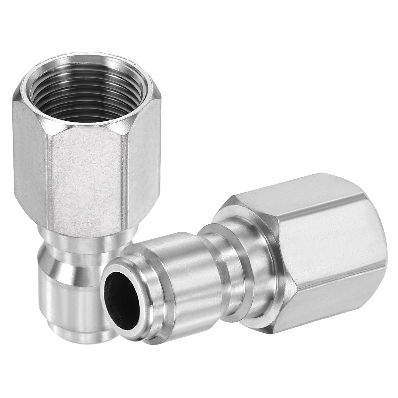 2Pcs Pressure Washer Adapter, 3/8″ Male Quick Plug to G3/8″ Female Fittings