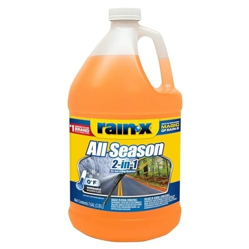 Windshield Washer Fluid De-Icer Bug Remover 0F 1 Gallon Pack of 6