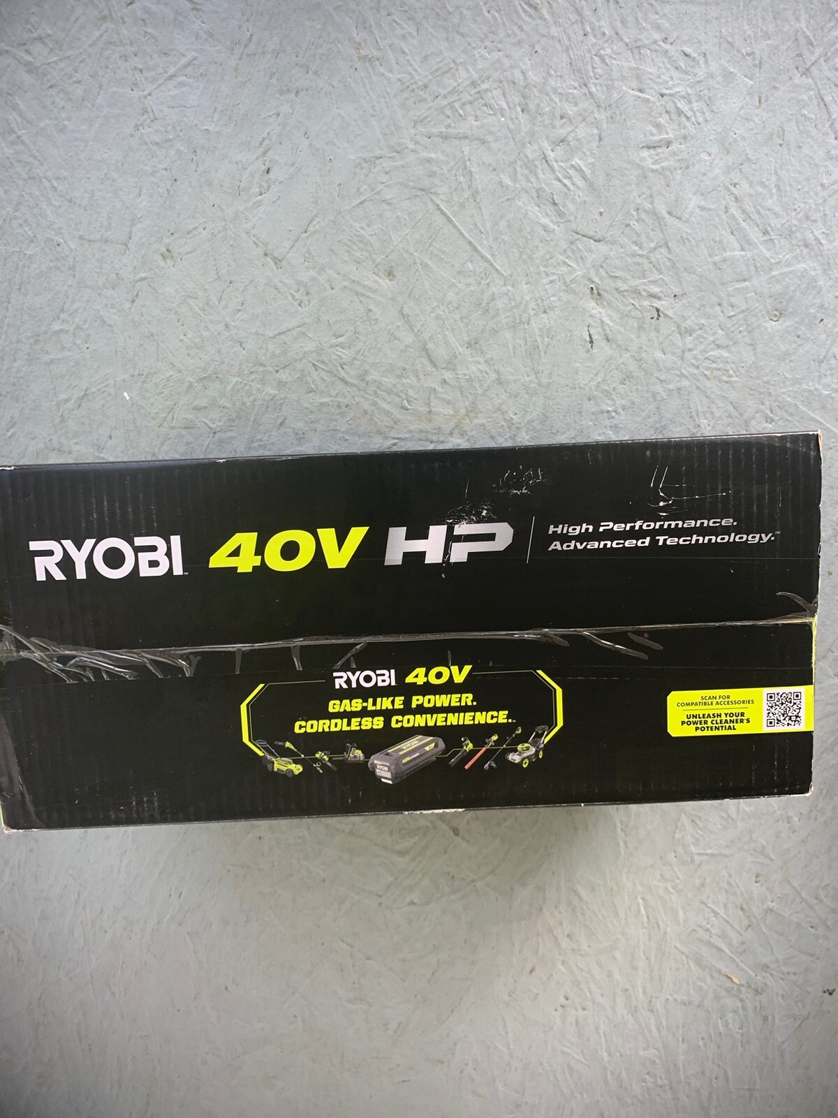 RYOBI40V HP Brushless EZClean Cordless Battery Water Power Cleaner + hose