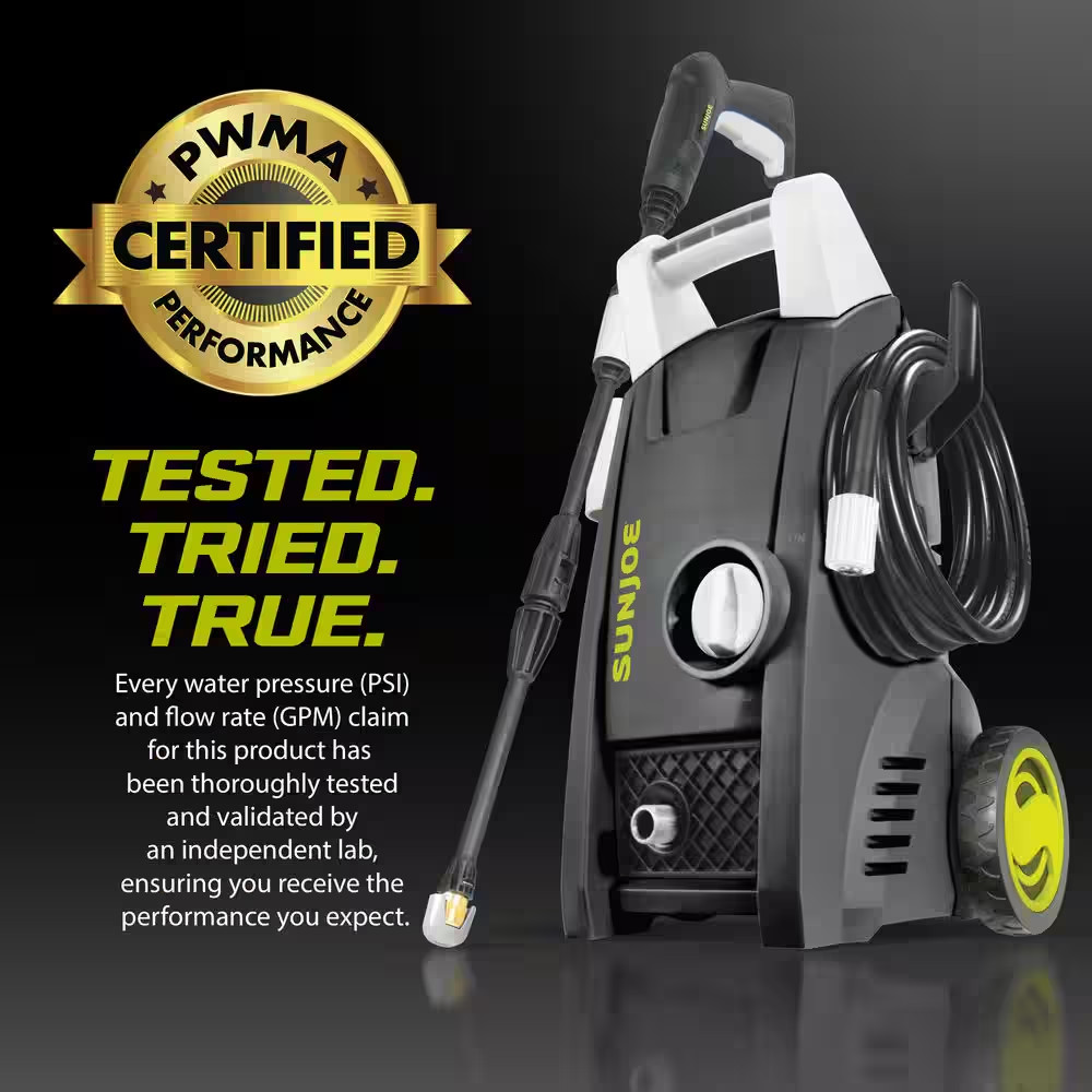 1600 PSI 1.09 GPM 11.5 Amp Cold Water Corded Electric Pressure Washer