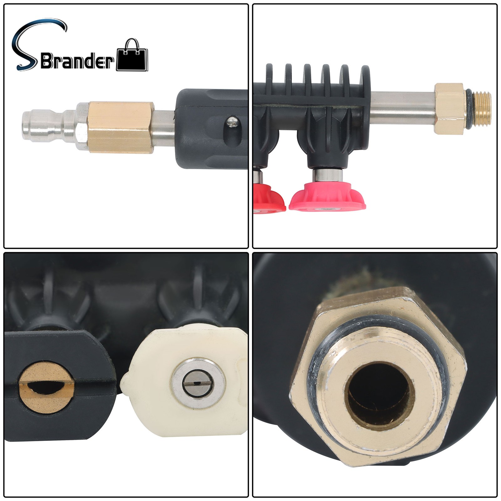 97 Inch Pressure Washer Extension Wand Replaceable Stainless Steel Power Washer