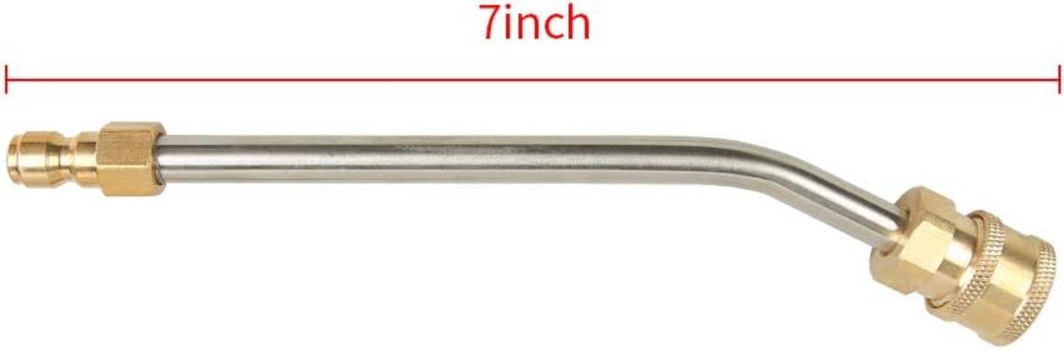 Pressure Washer Gutter Cleaner Attachment, 7 Inch Power Washer Extension Wand…
