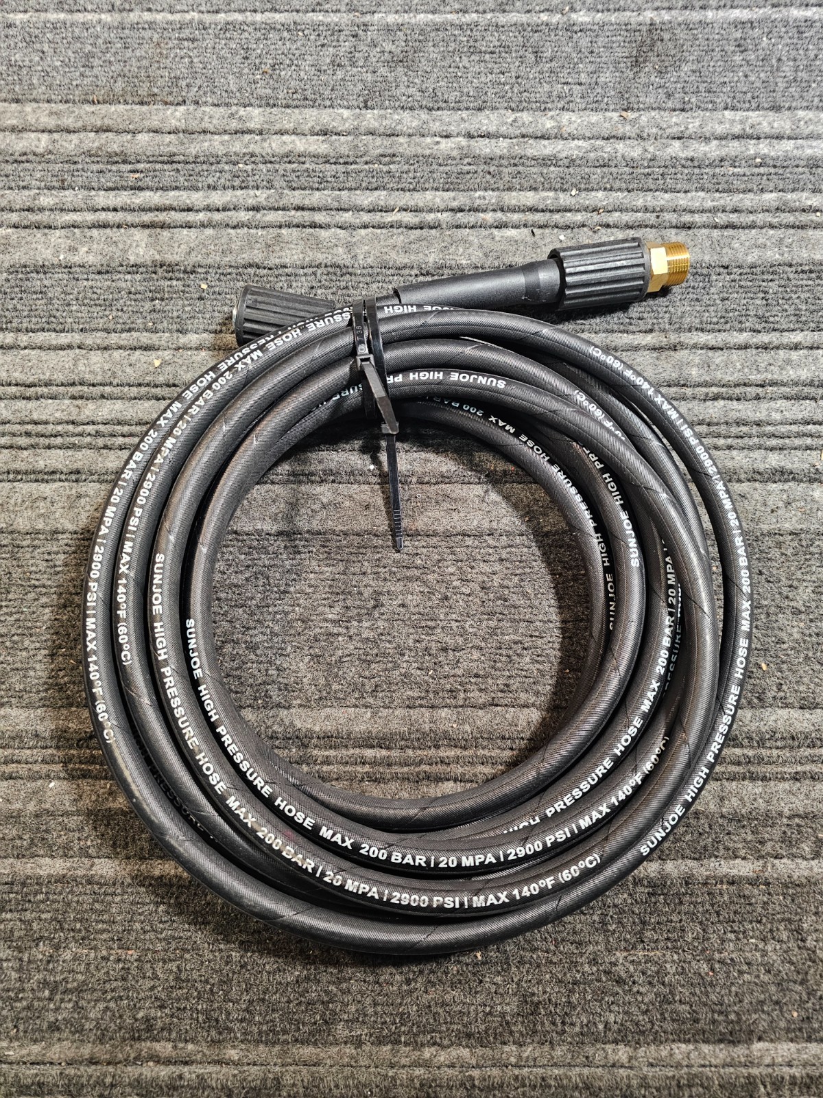 Sun Joe 25′ Heavy-Duty Extension Pressure Washer Hose 200 BAR Max for SPX Series