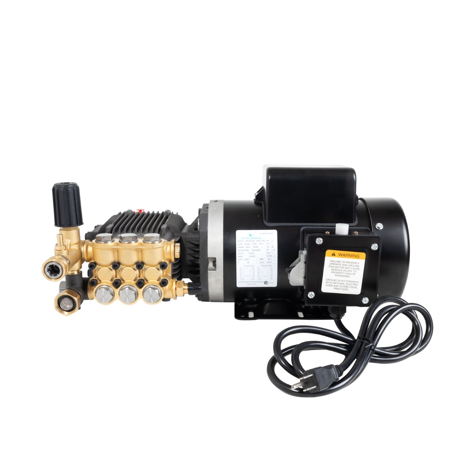 Canpump 1500 PSI 2.2 GPM Electric Pressure Washer w/Accessories, 2 HP 120 V
