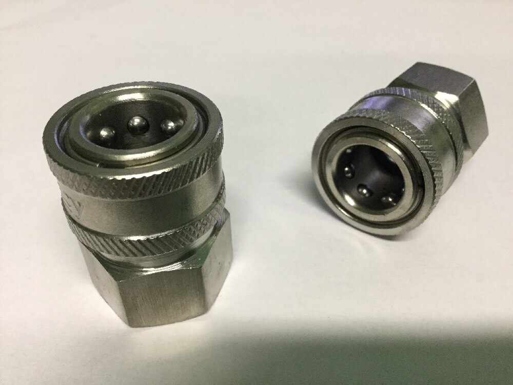 2- Power Pressure Washer 3/8″ FPT Quick Connect Socket 4000 PSI Stainless Steel