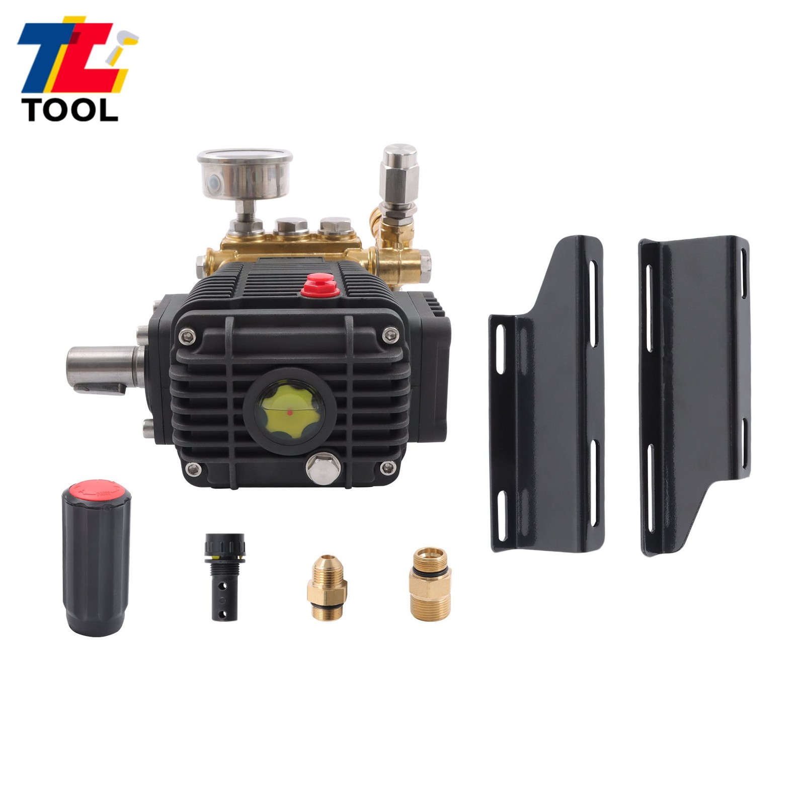 General Right Shaft 3500 PSI Pressure Washer Pump 4.5 HP Belt Drive 5.6 gpm