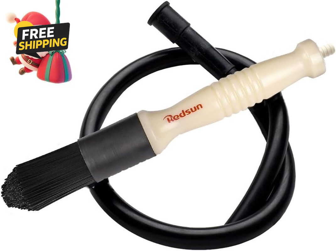 Flow-Thru Parts Washer Brush Parts Cleaning Brush(3.6 Ounce,10.62 Inch)